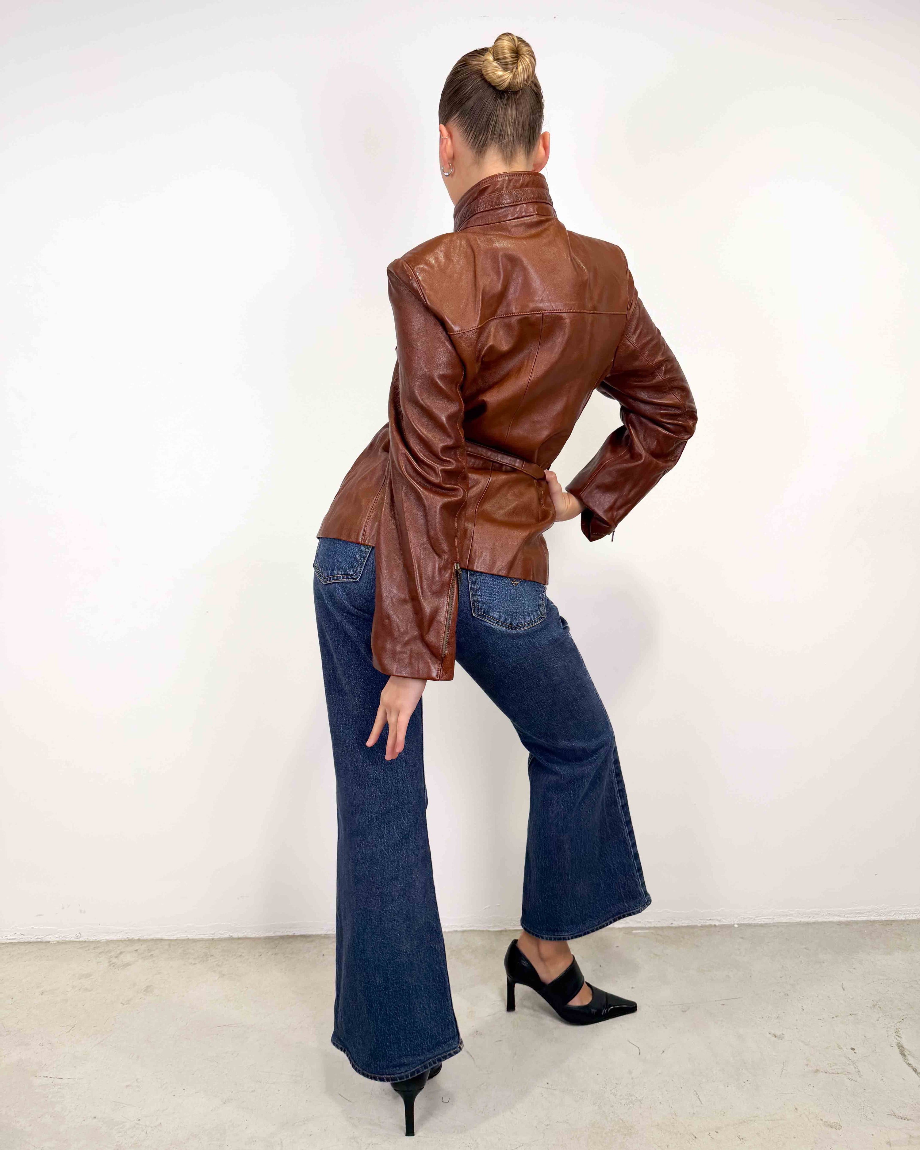 The nazaret leather jacket