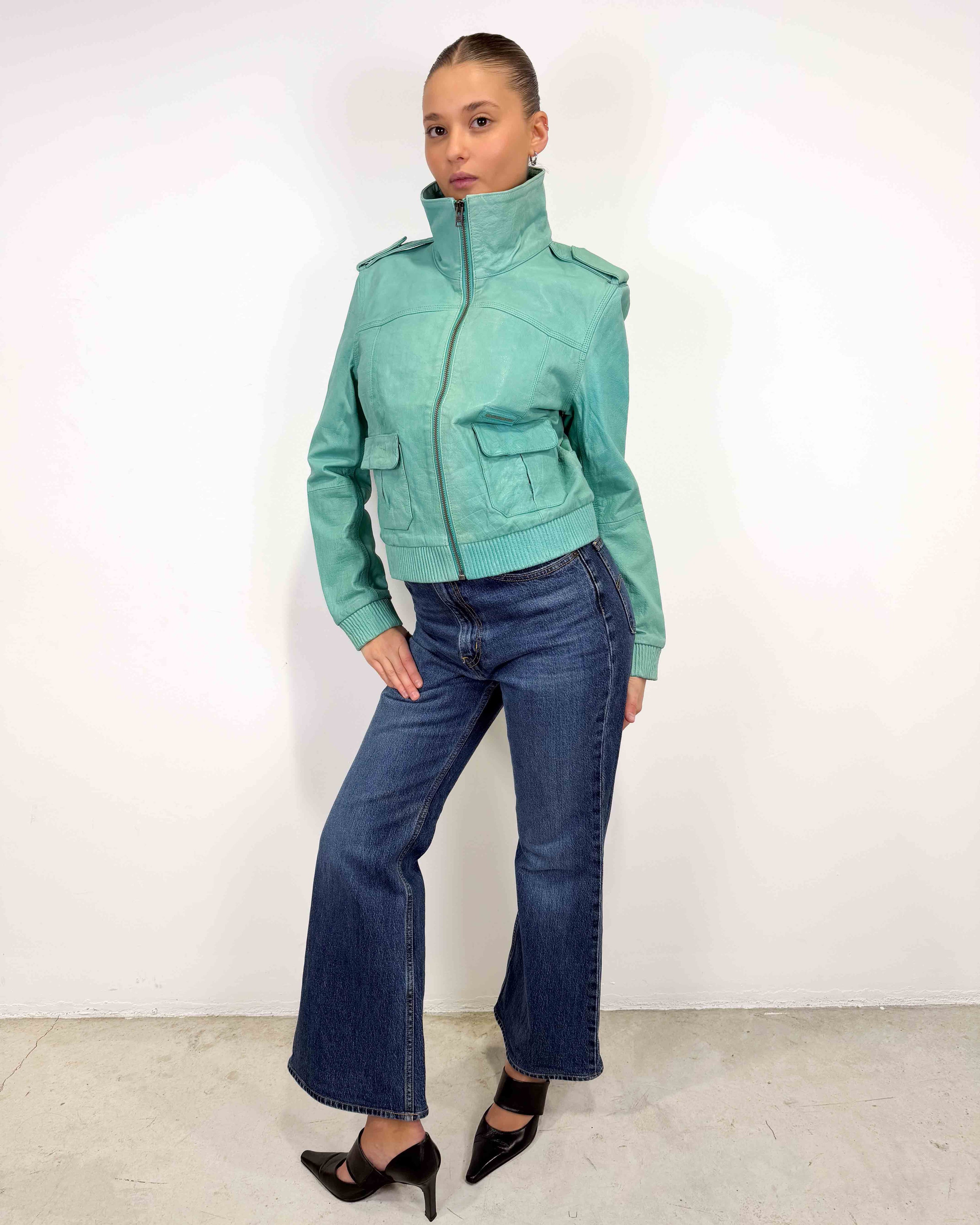 The arene leather jacket