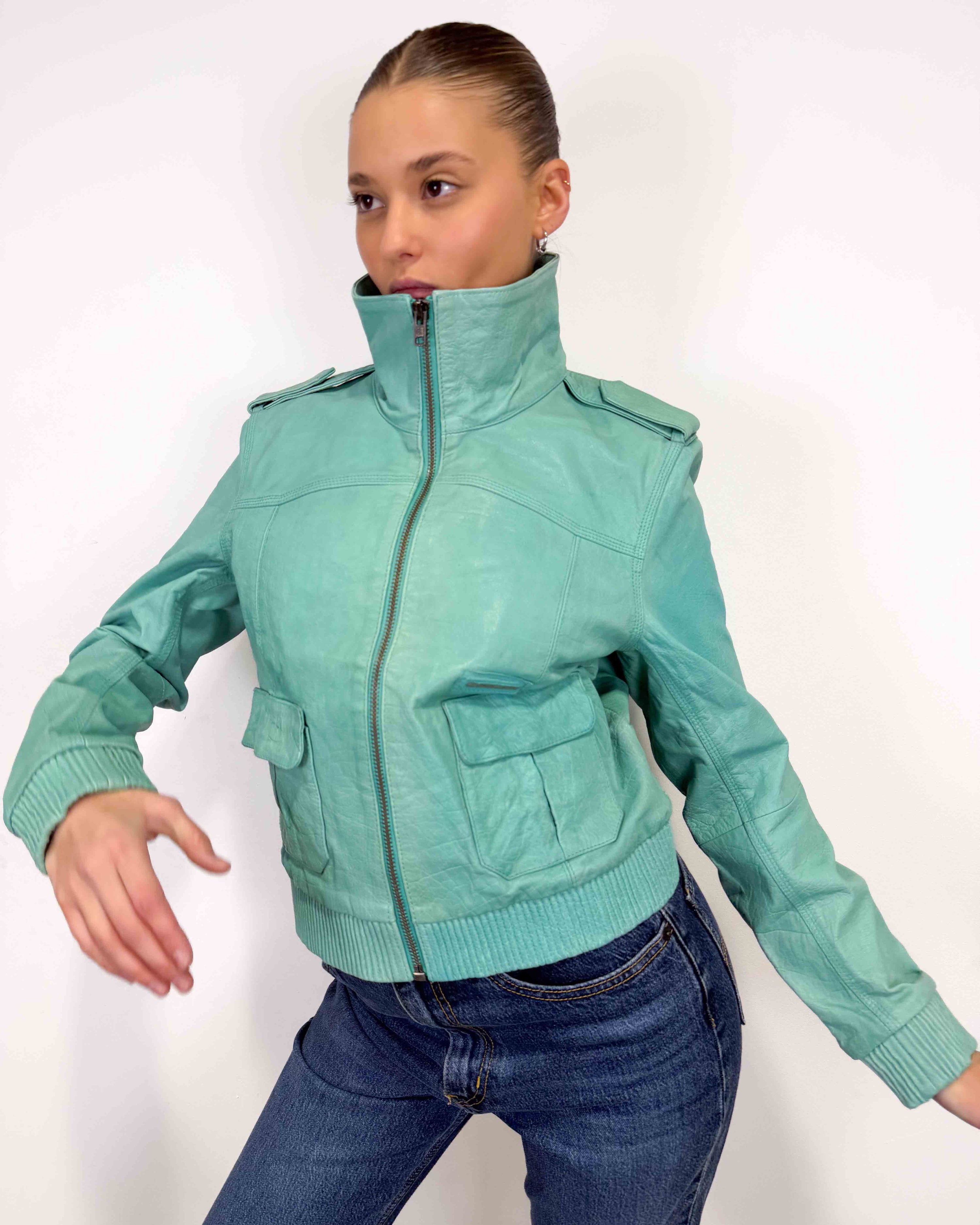 The arene leather jacket