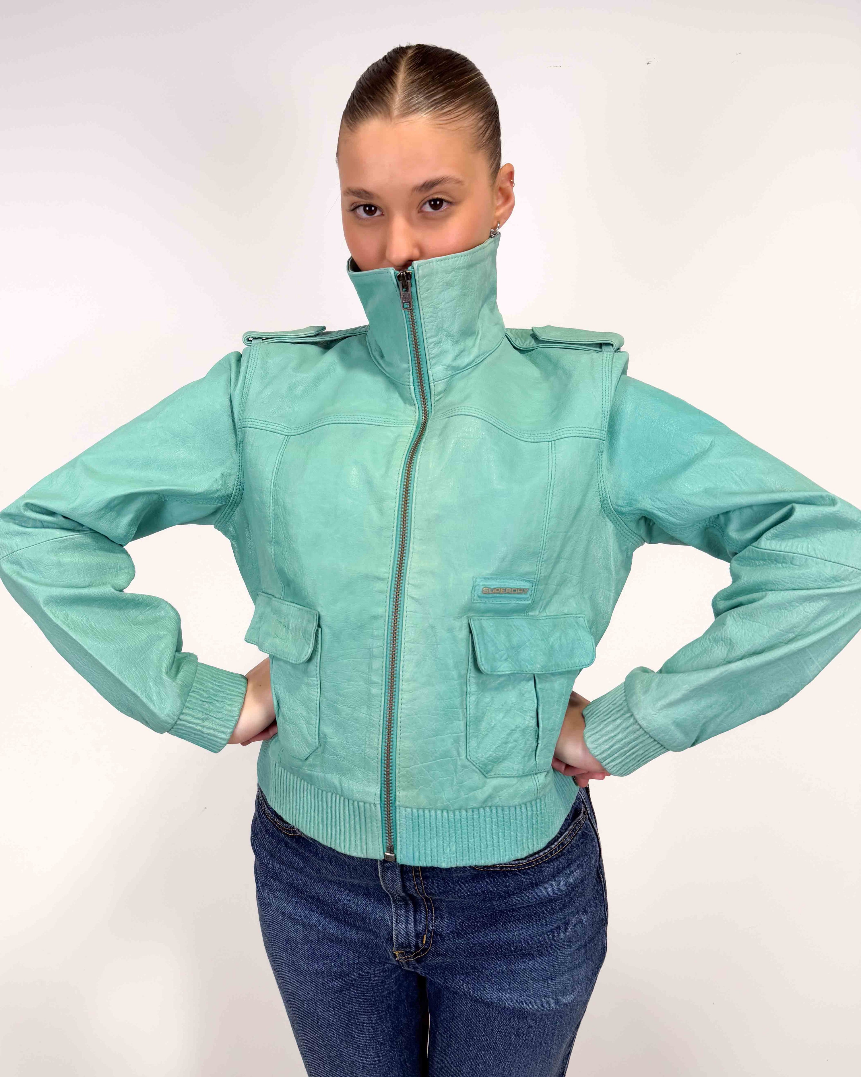 The arene leather jacket