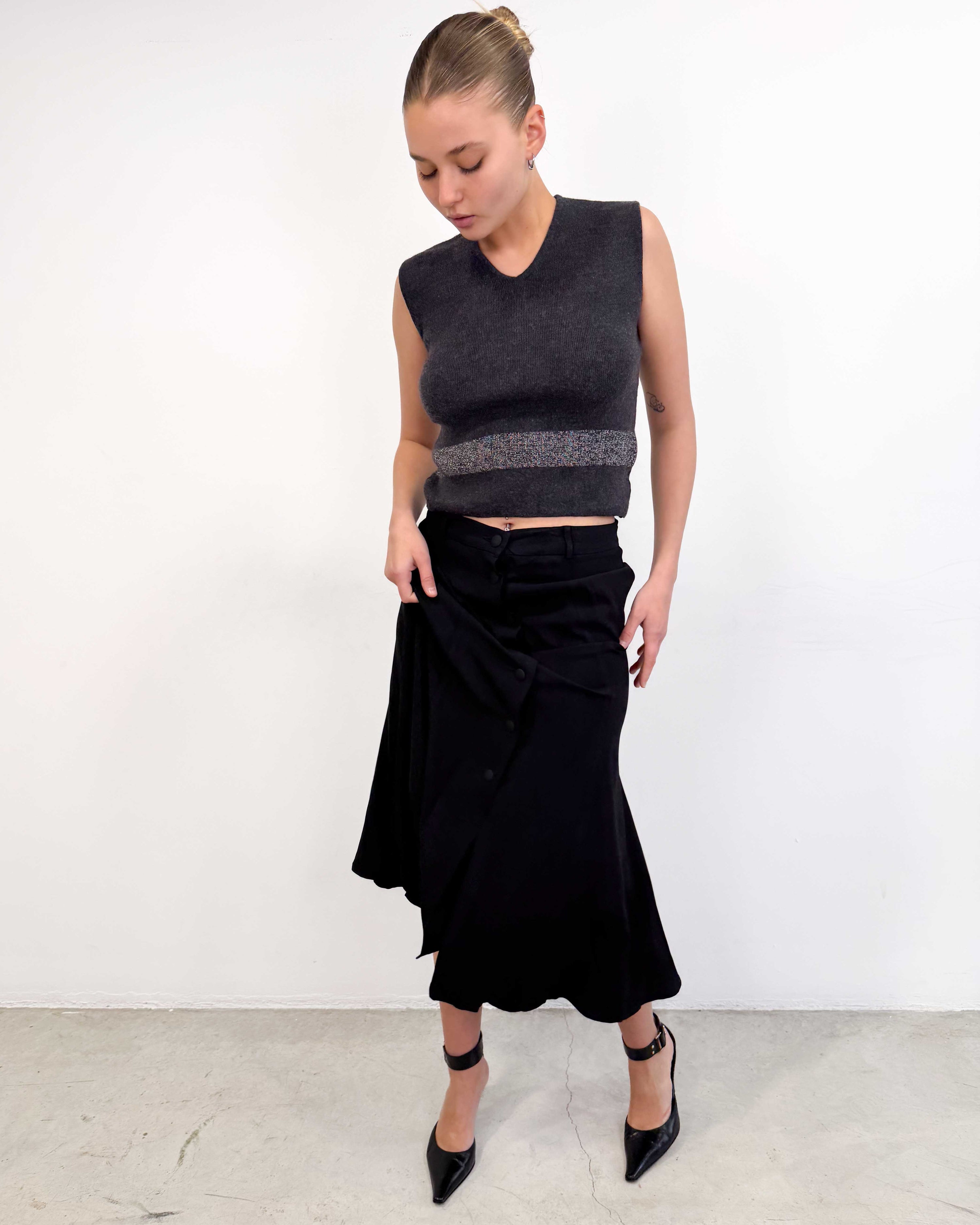 The isla vest by giorgio armani