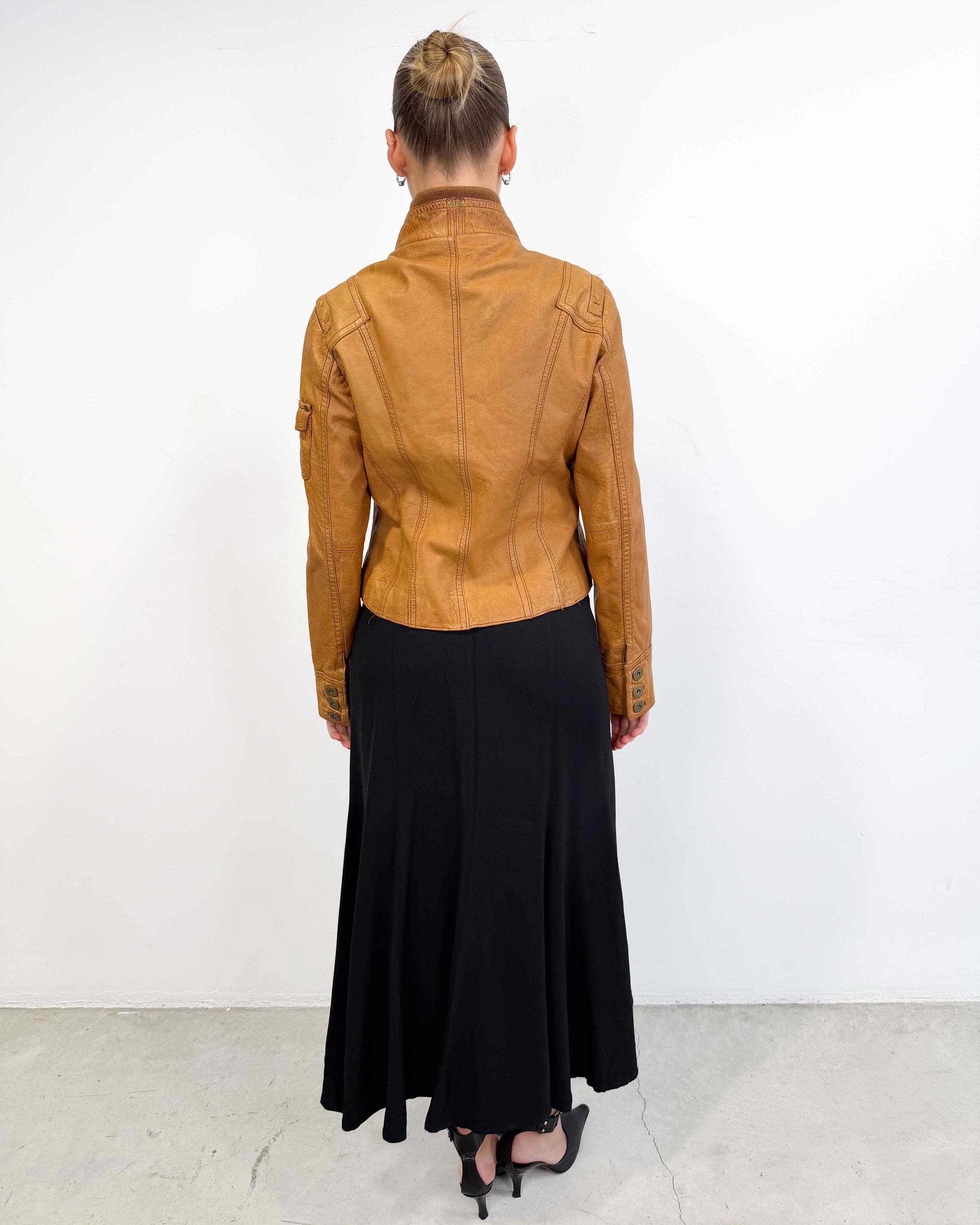 The aleksandra leather jacket