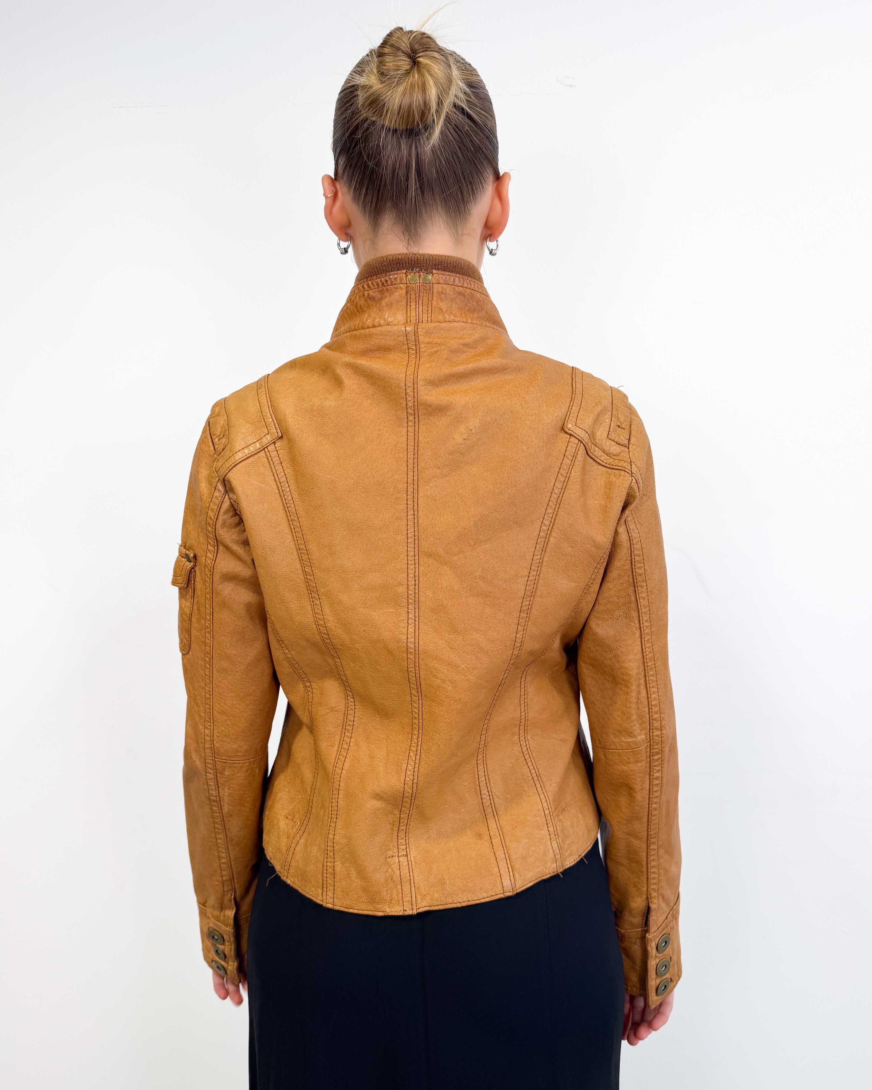 The aleksandra leather jacket