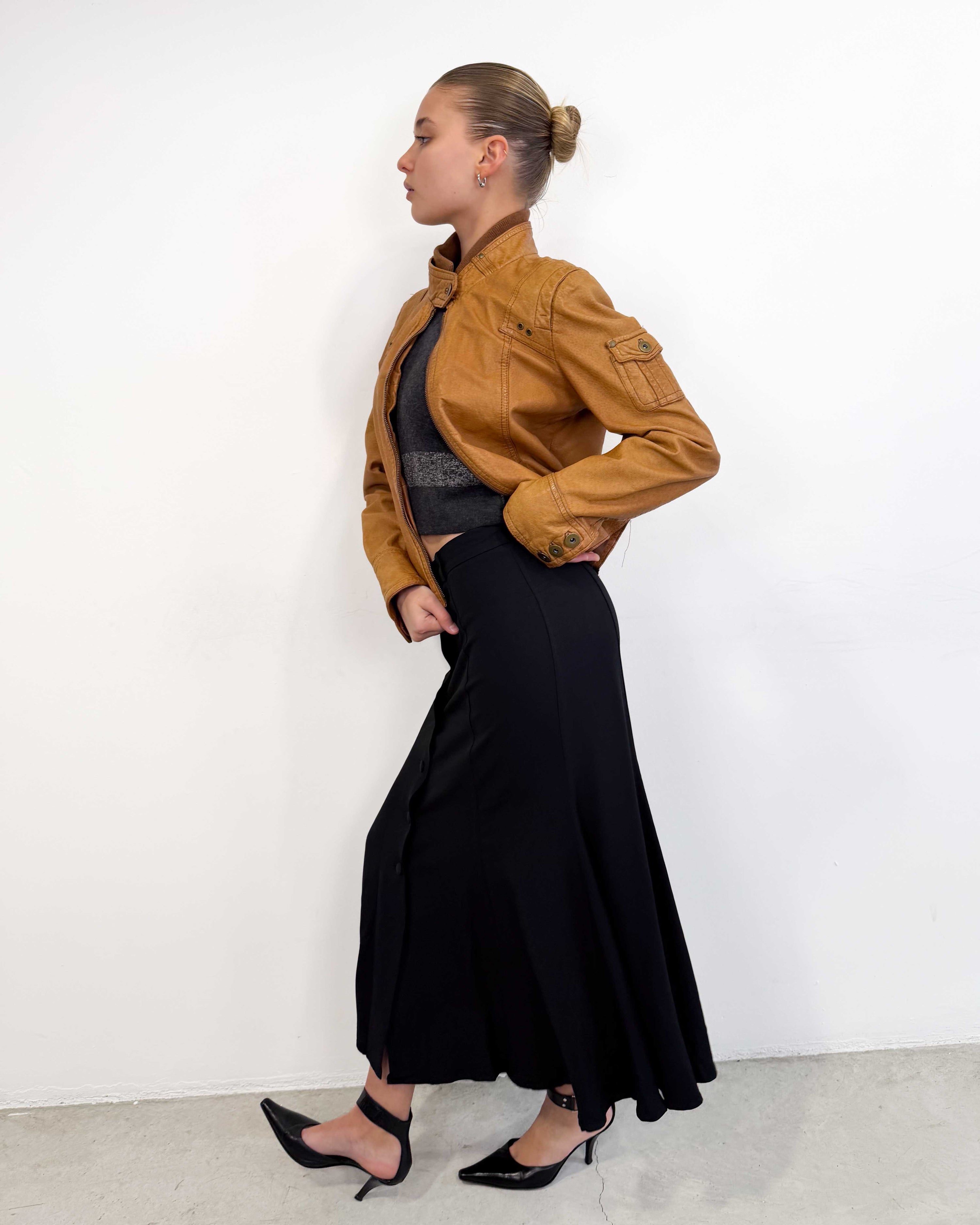 The aleksandra leather jacket