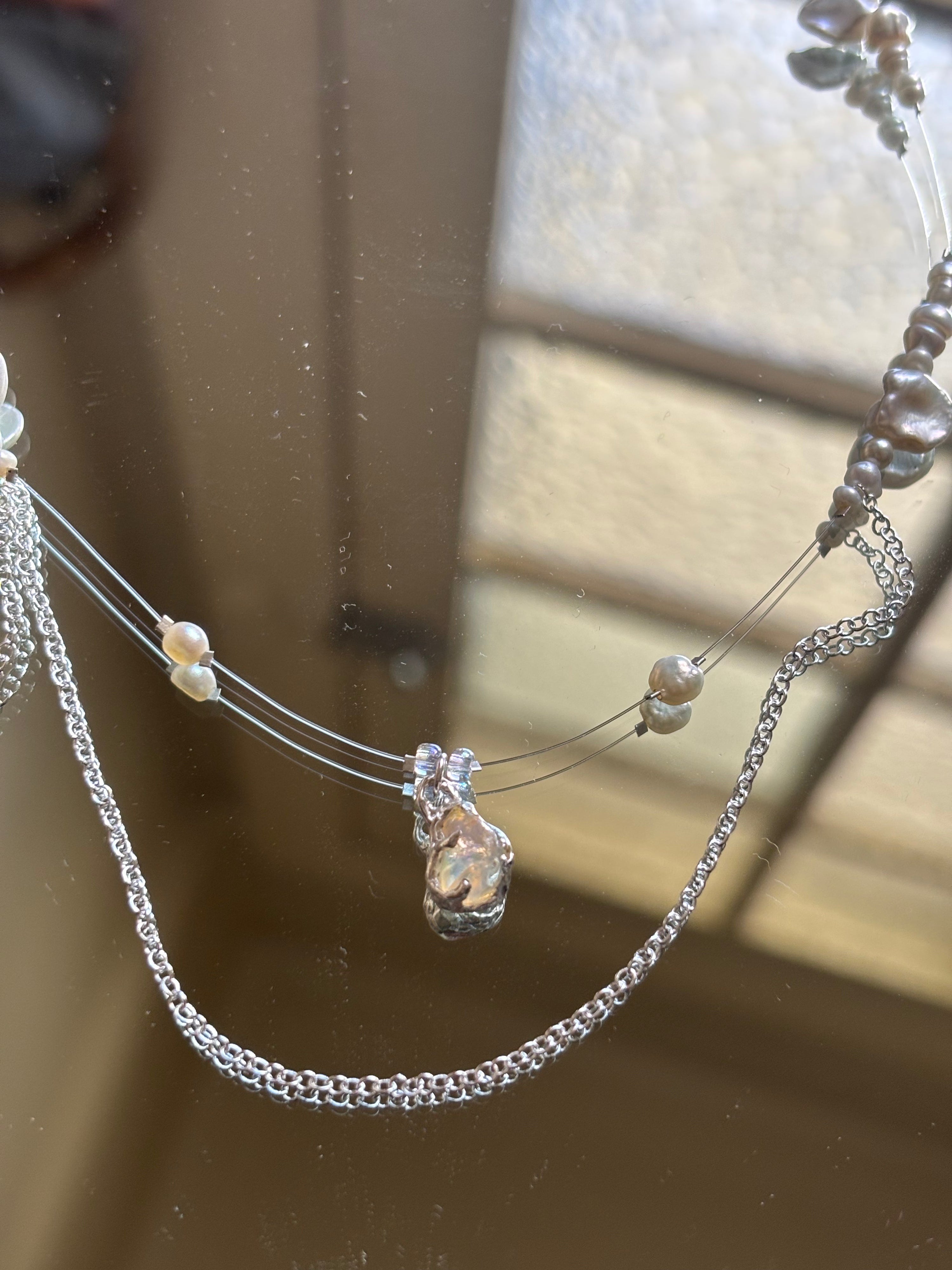 Celestial necklace - silver