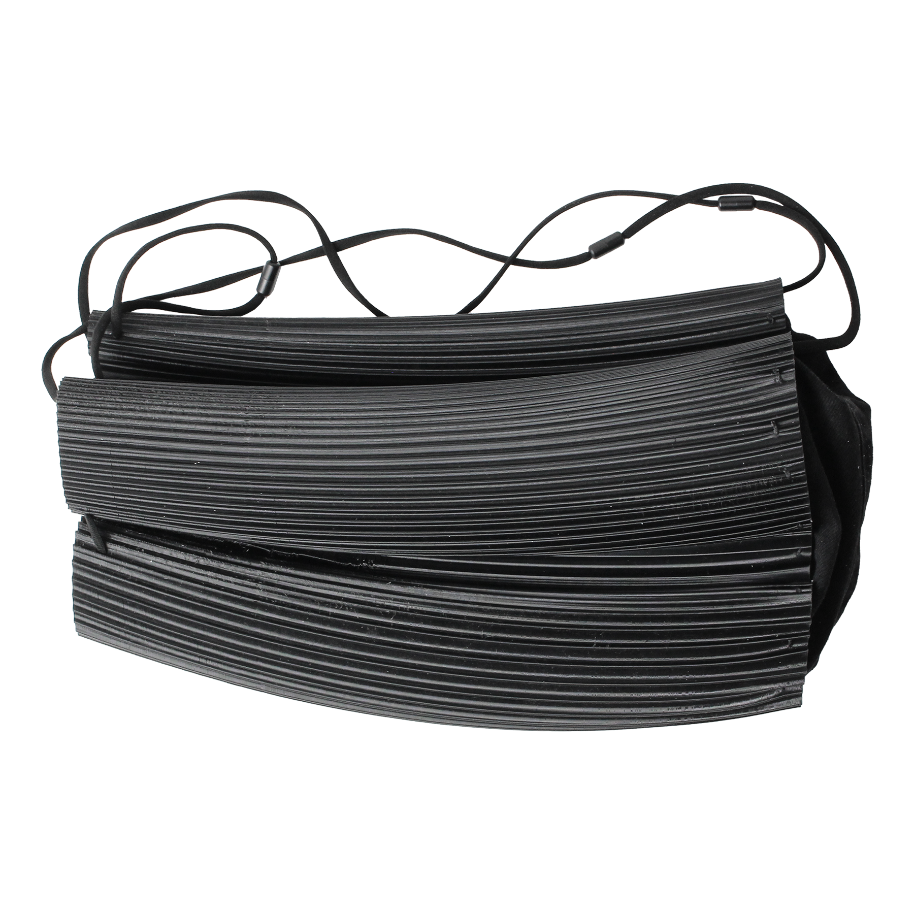 Rubber body bag, black