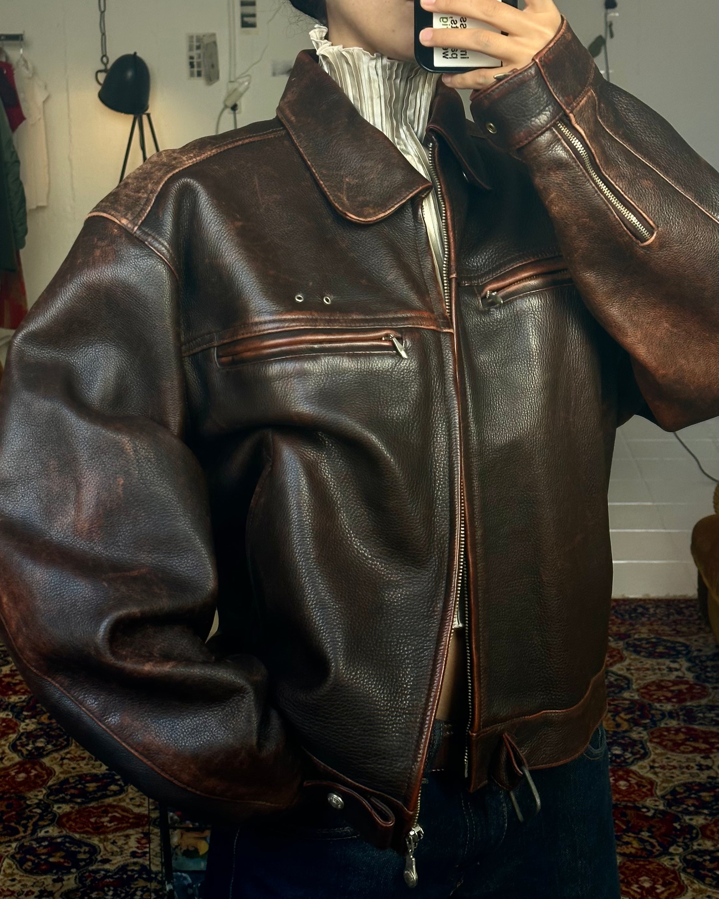 The emil leather jacket