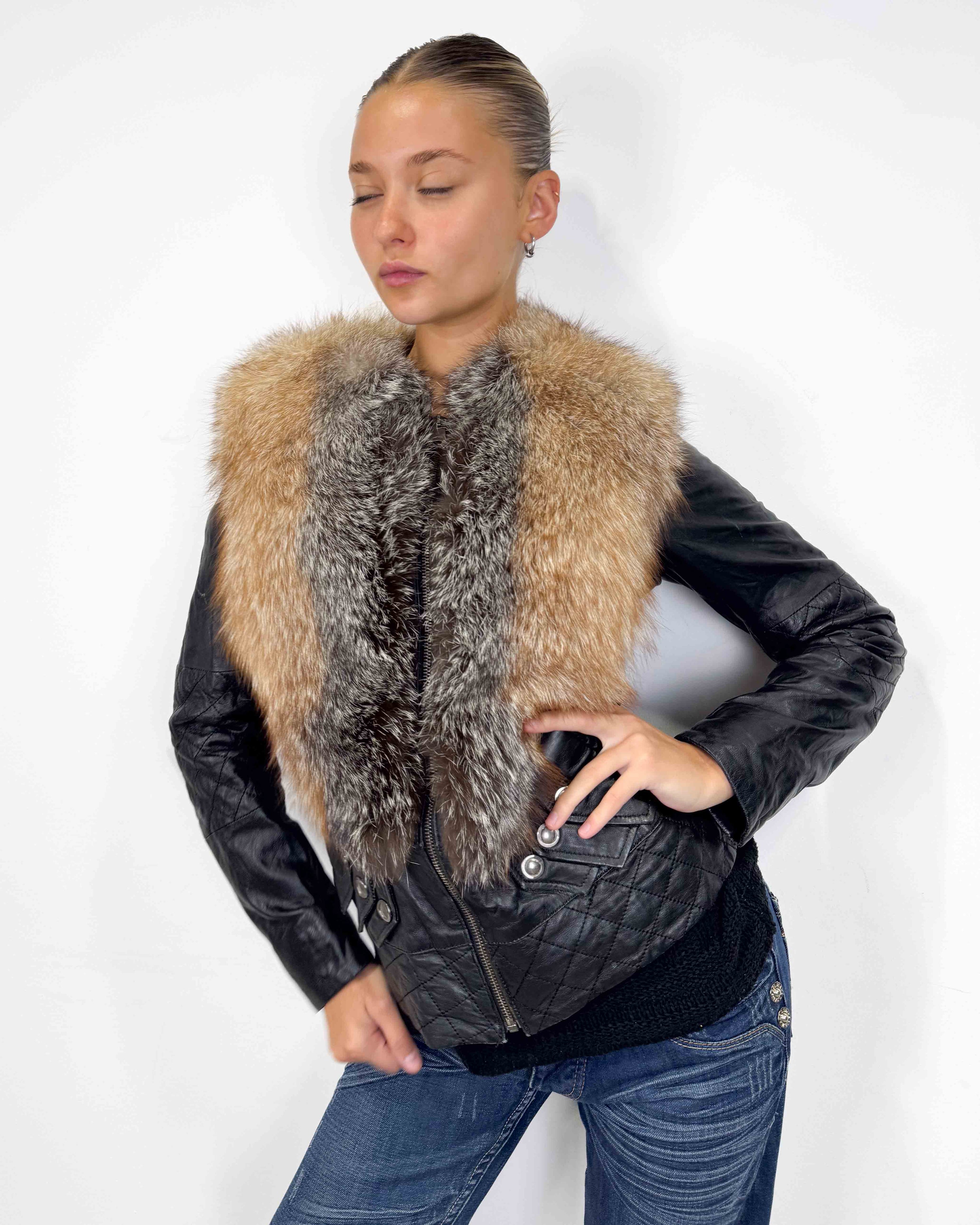 The alia leather jacket