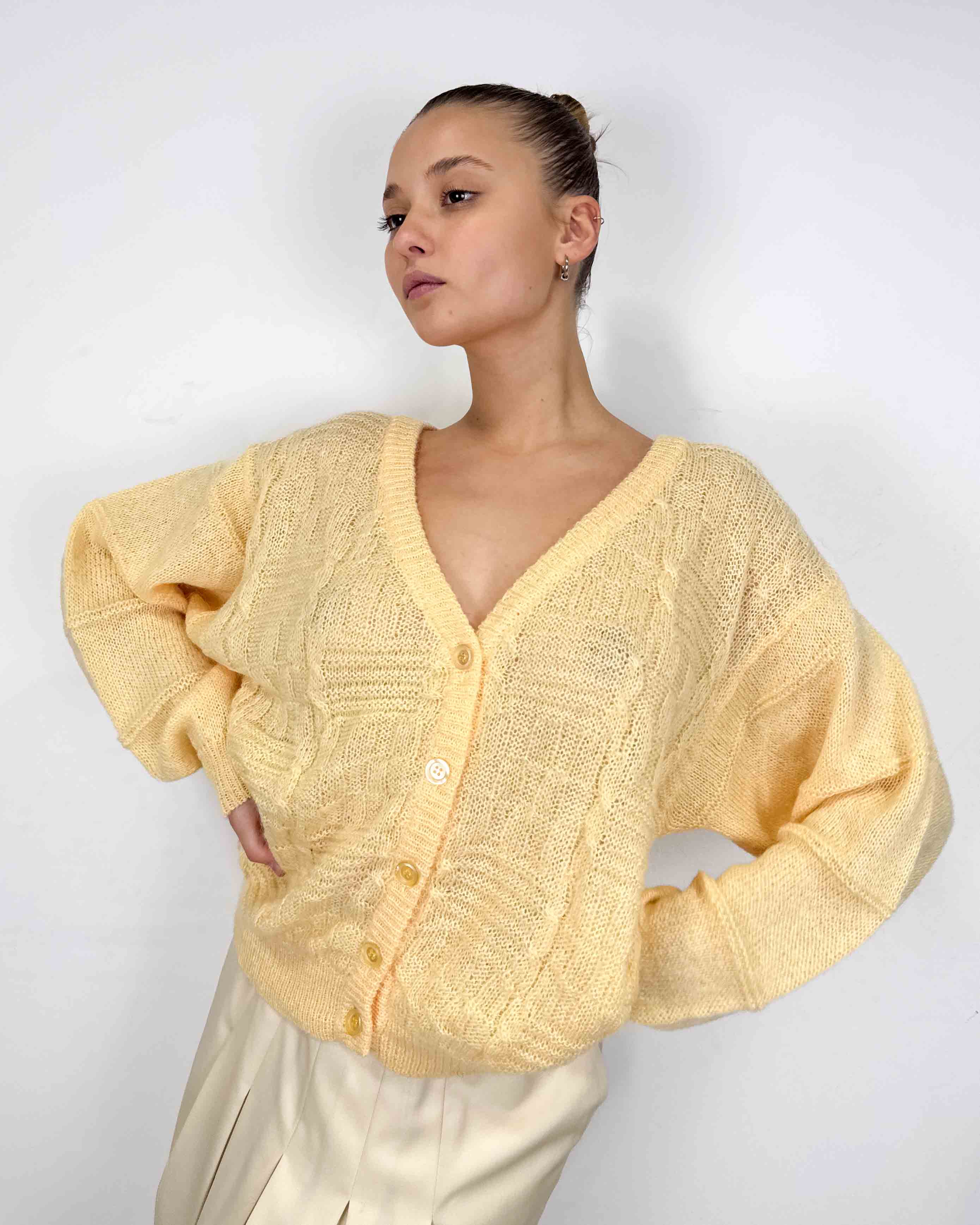 The amber knit sweater