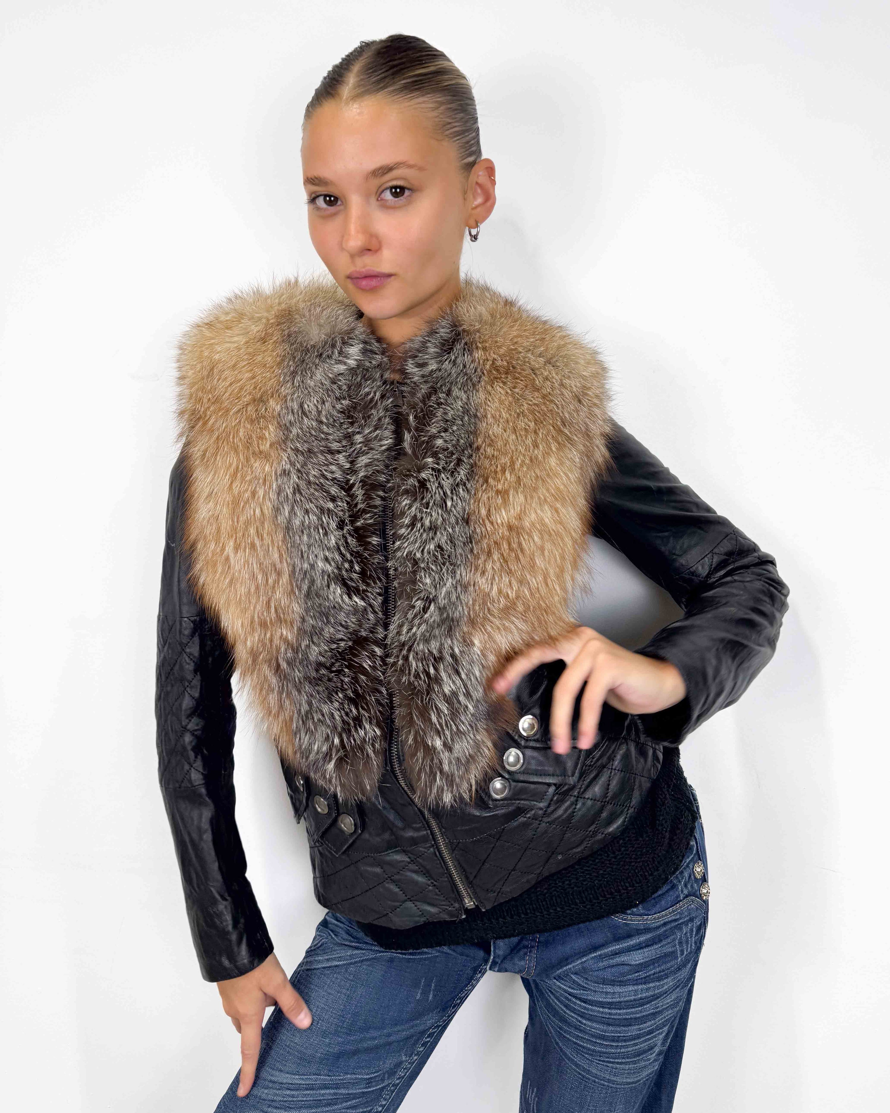 The alia leather jacket