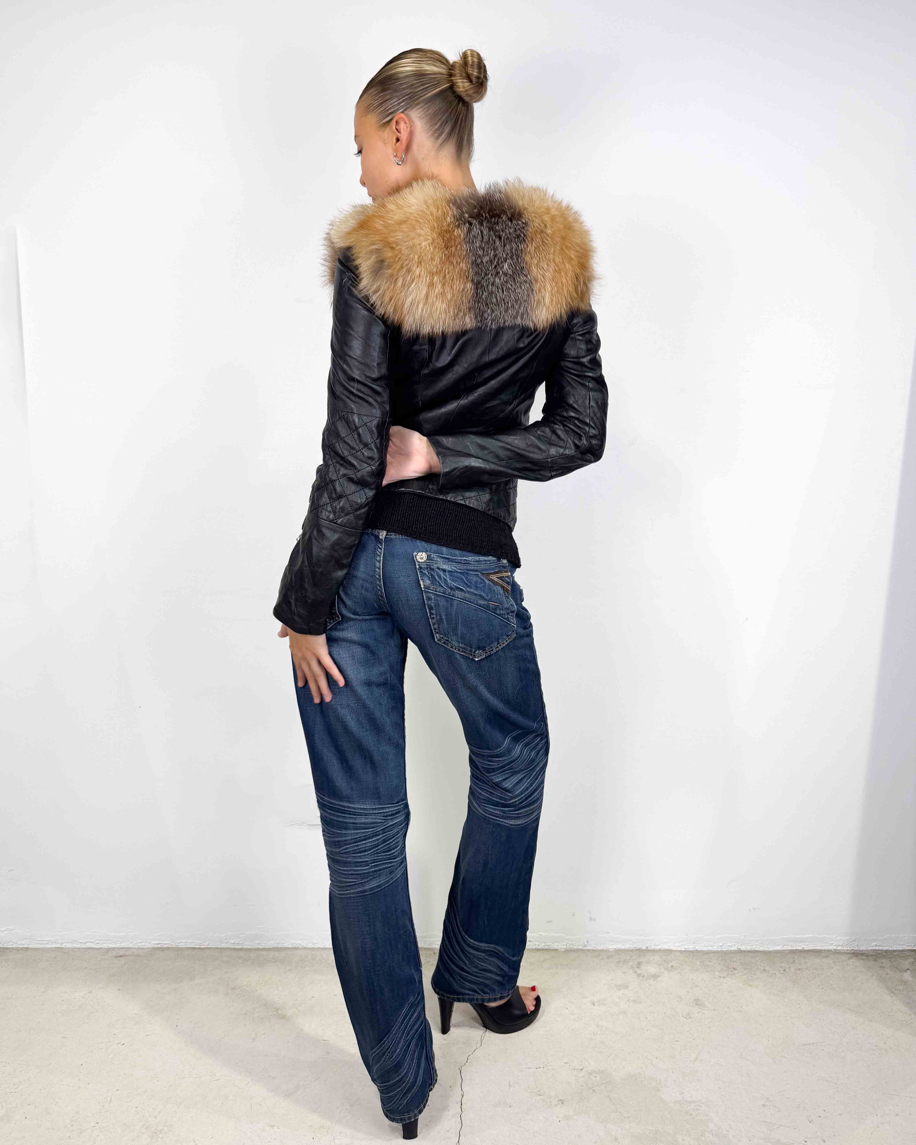 The alia leather jacket