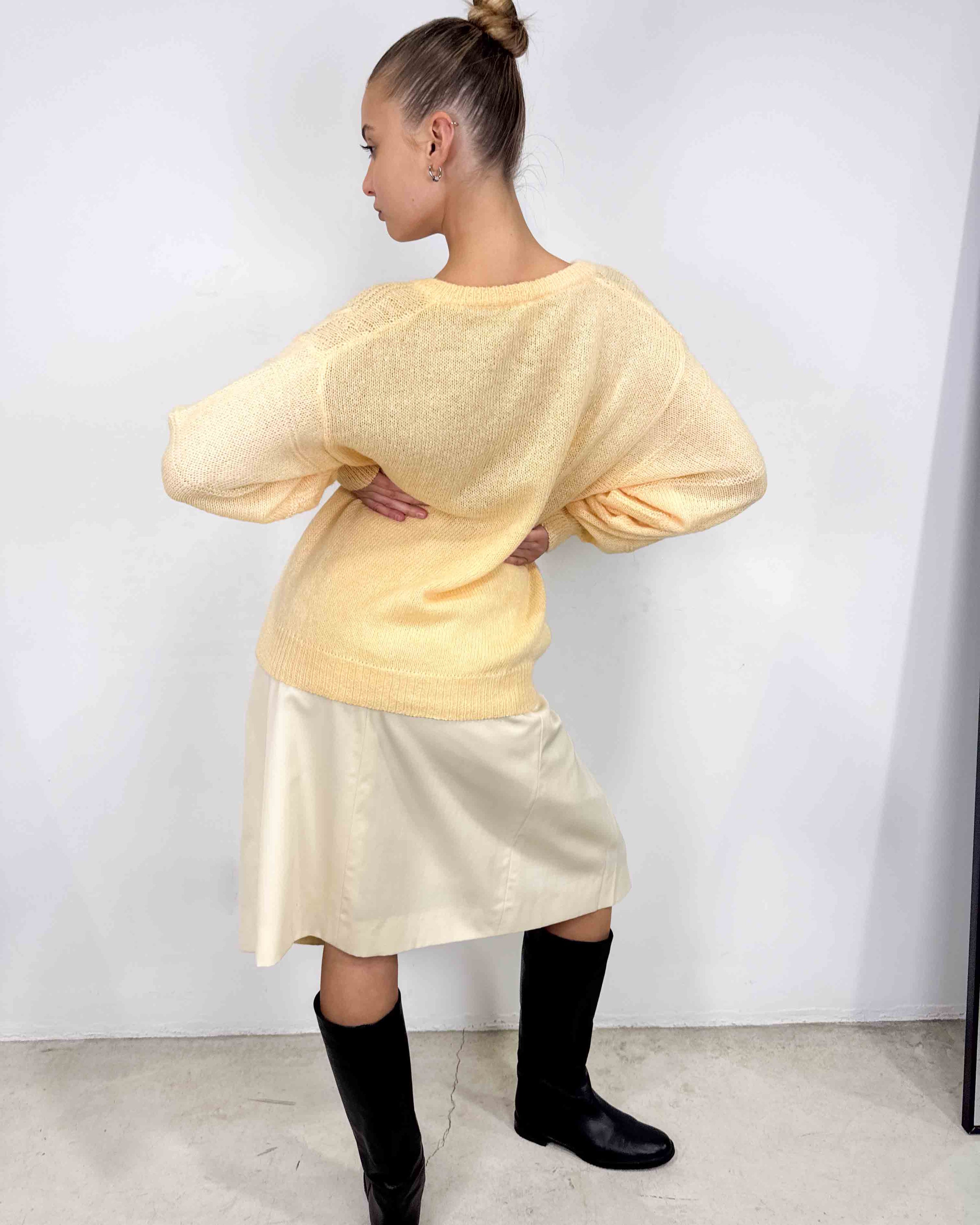 The amber knit sweater