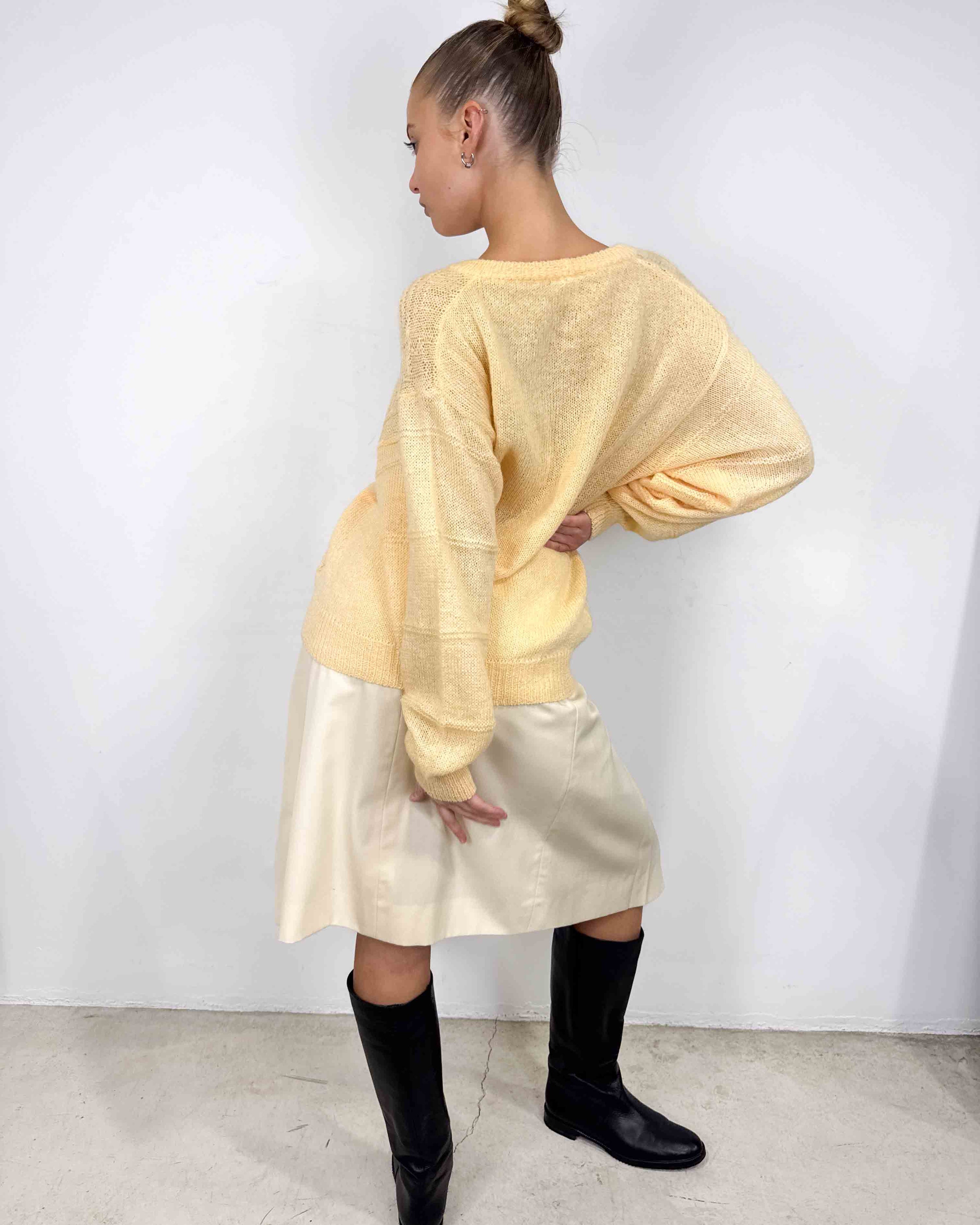 The amber knit sweater