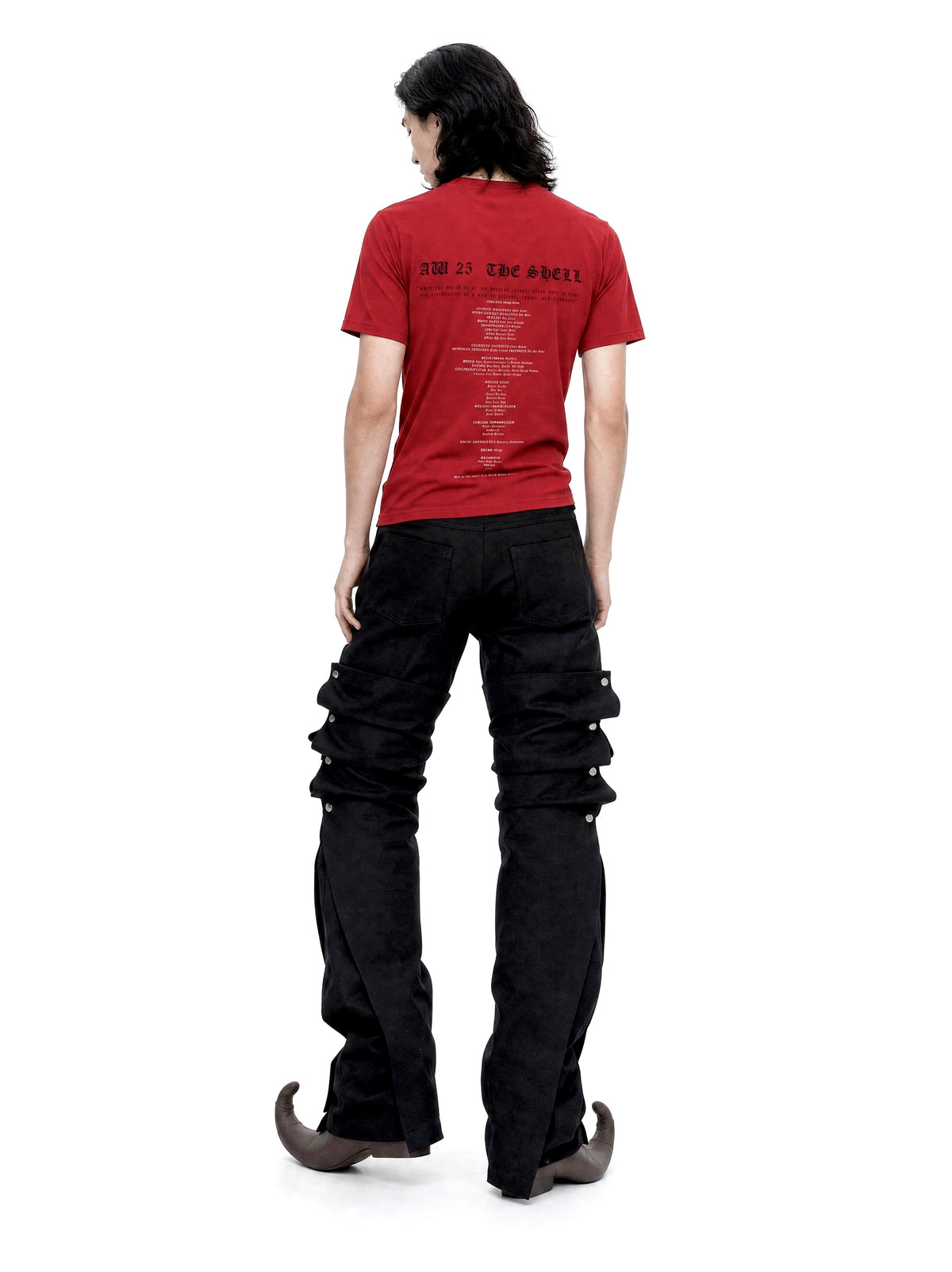 Lueder band tee red