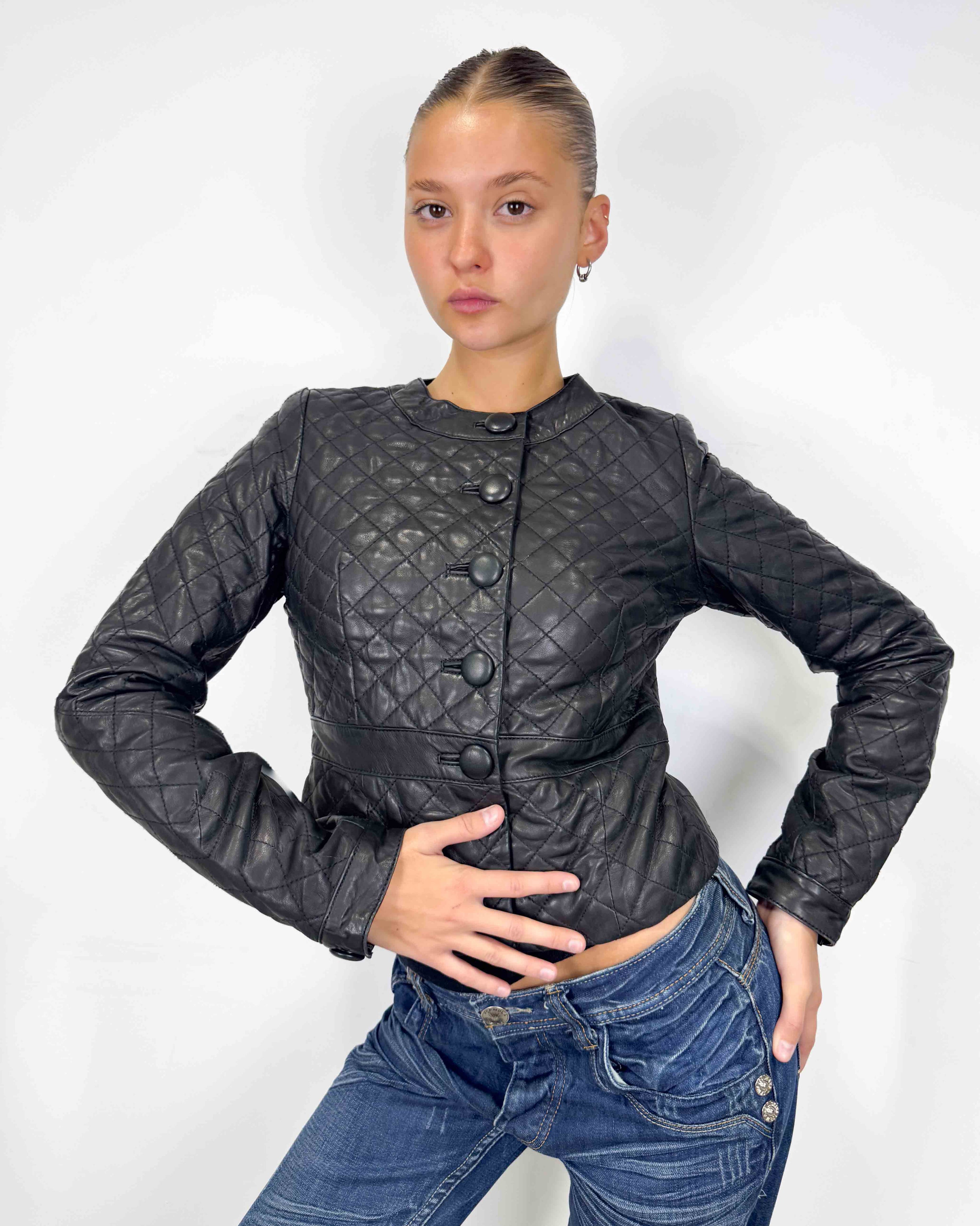 The daliah leather jacket