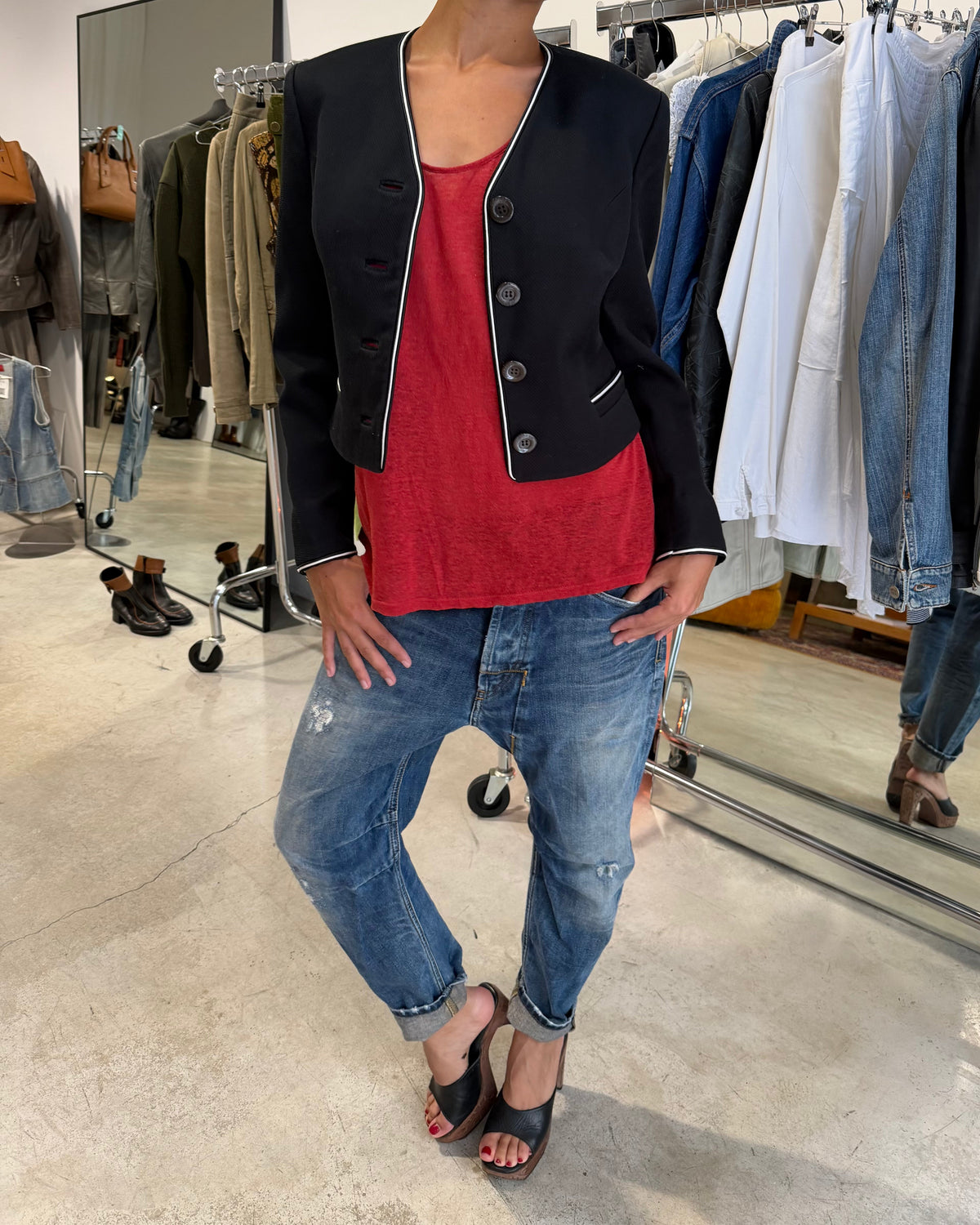 The odine blazer by versace