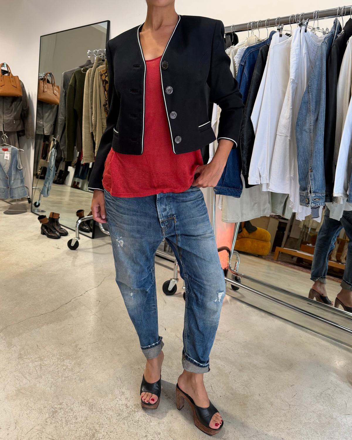 The odine blazer by versace
