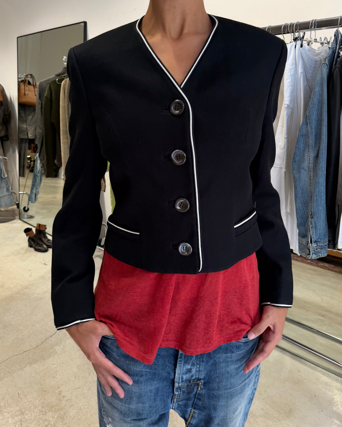 The odine blazer by versace