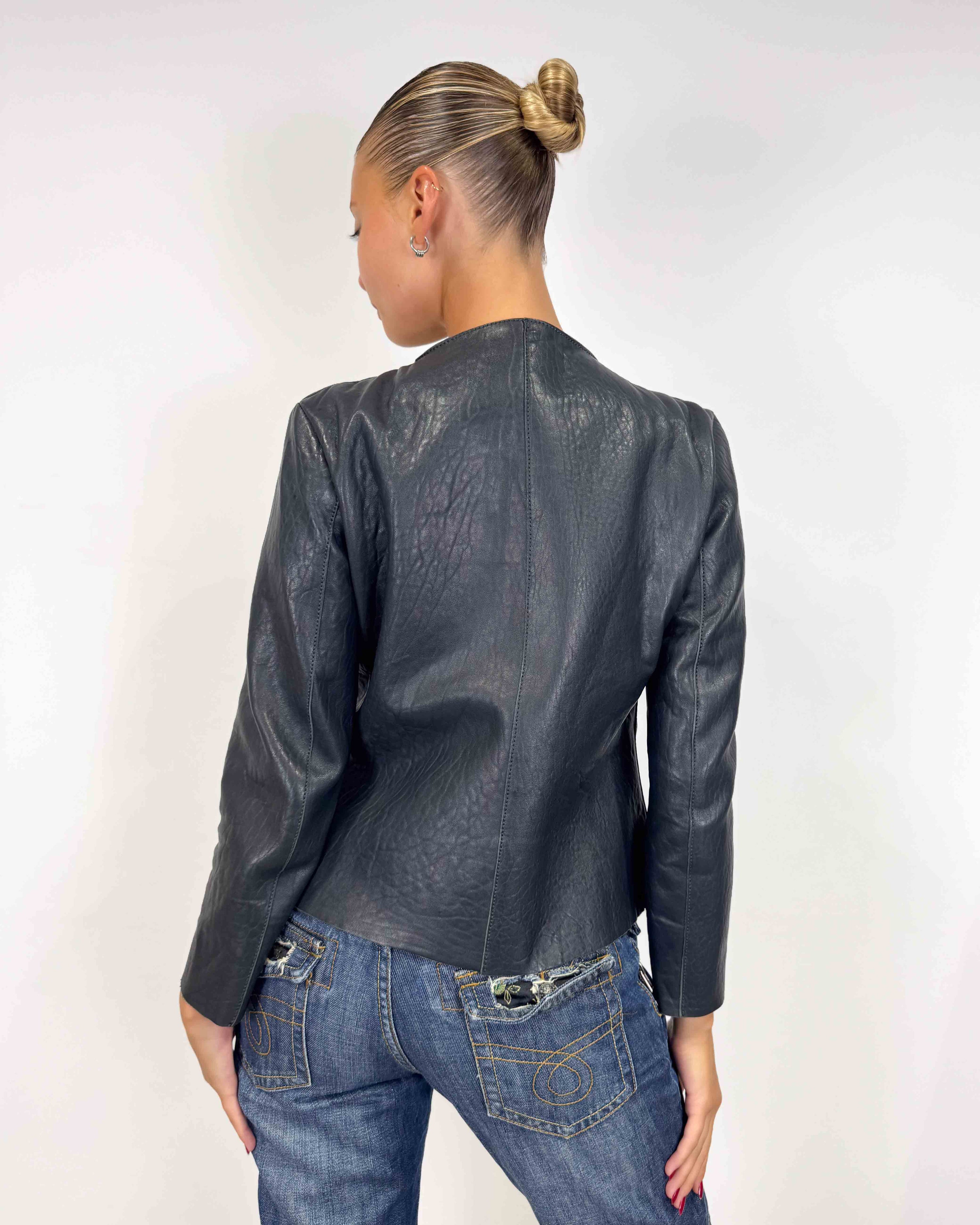The phoebe leather jacket