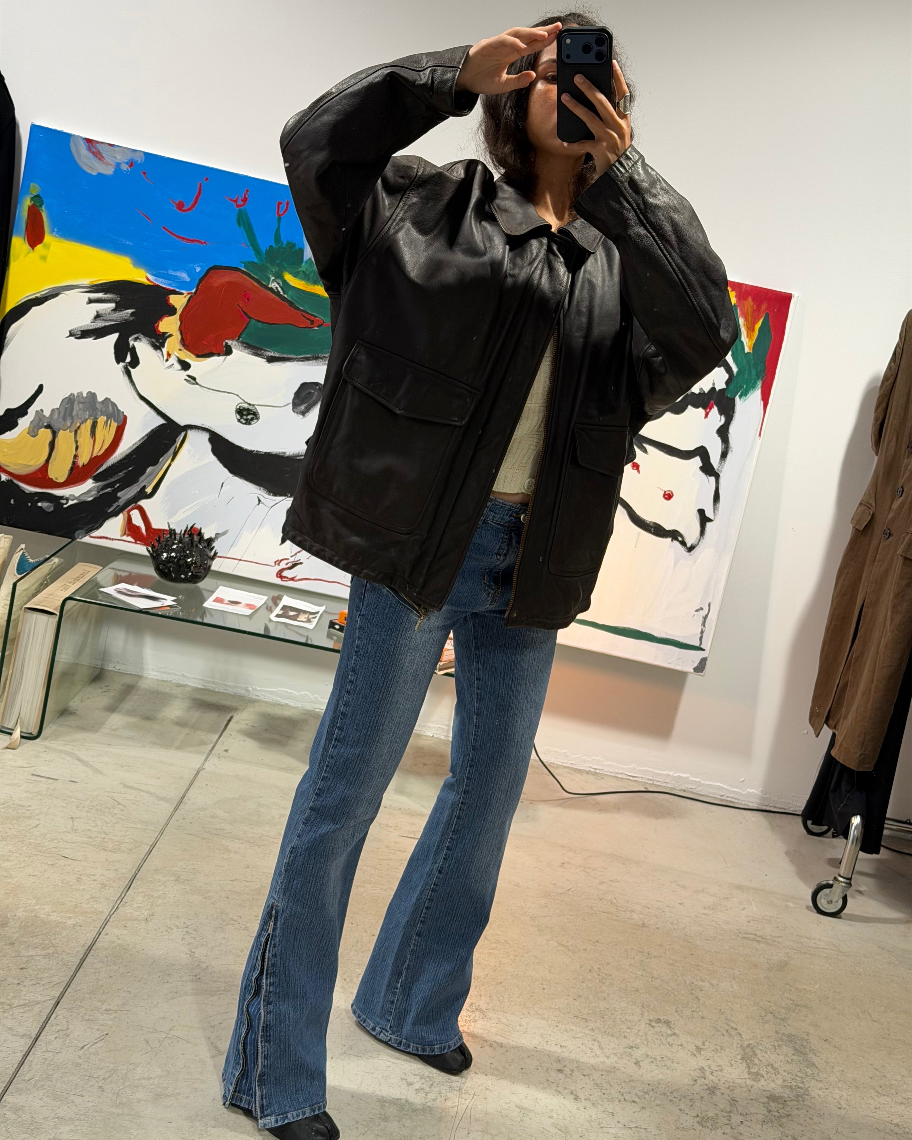 The enola leather jacket
