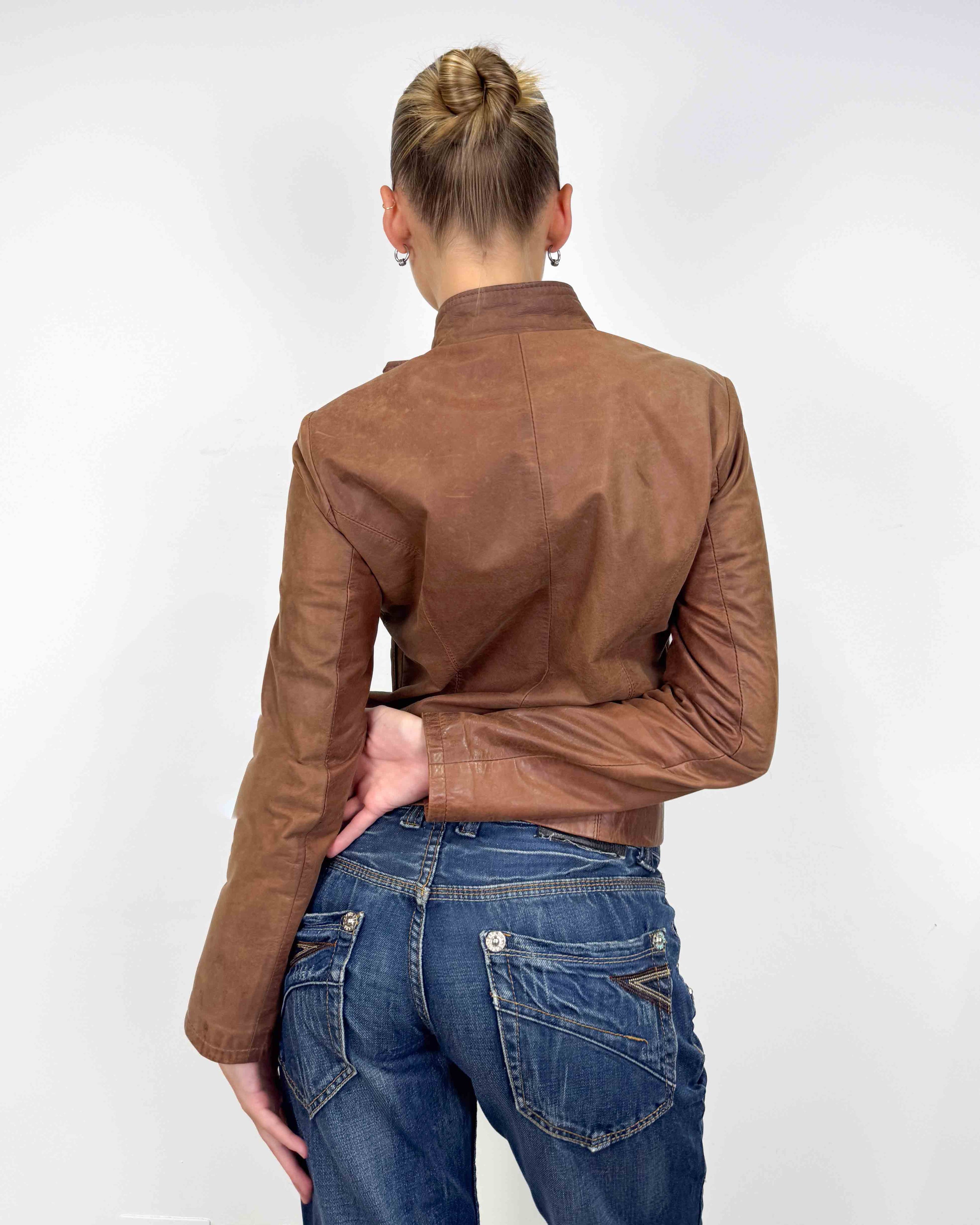 The sarah leather jacket