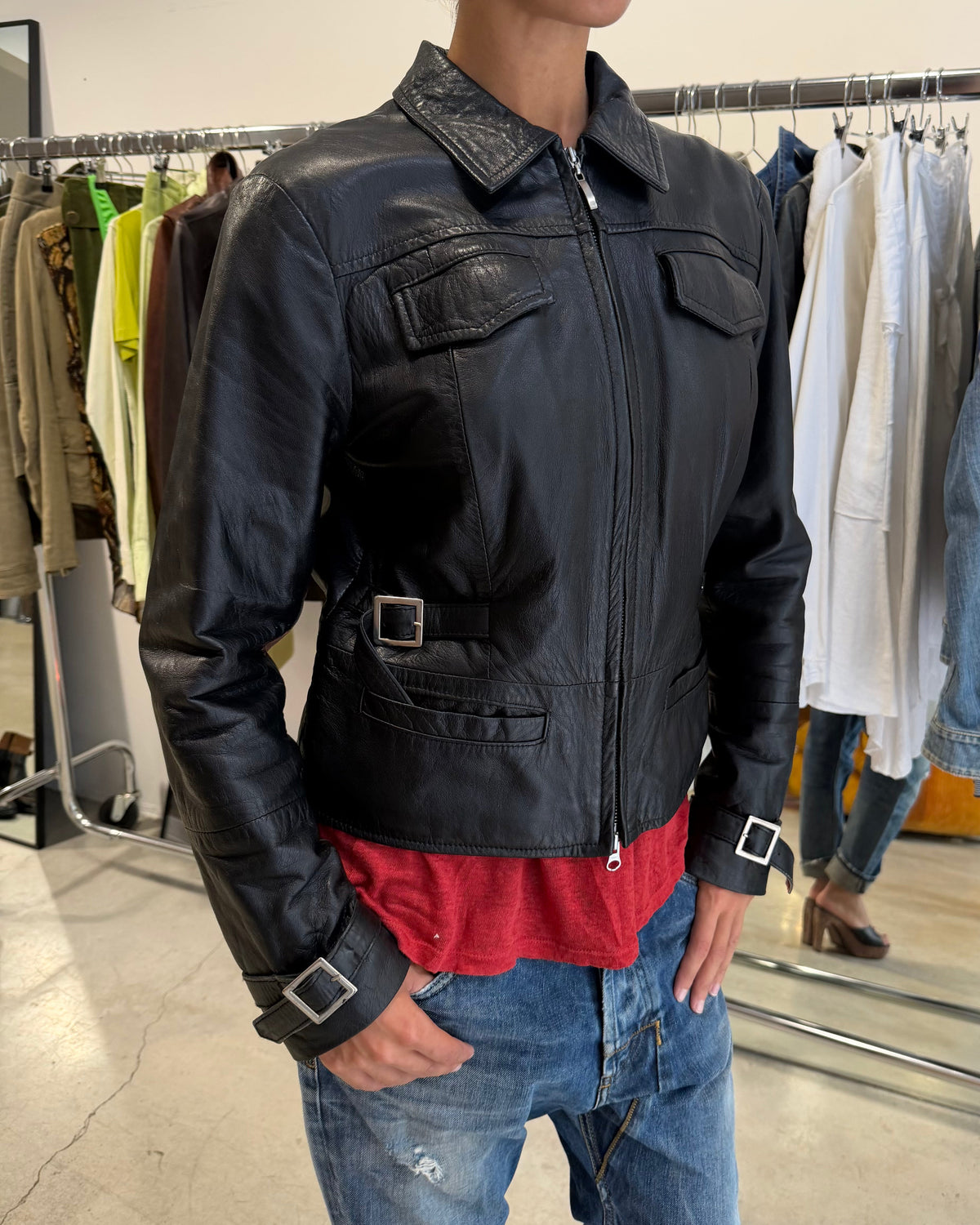 The celeste leather jacket
