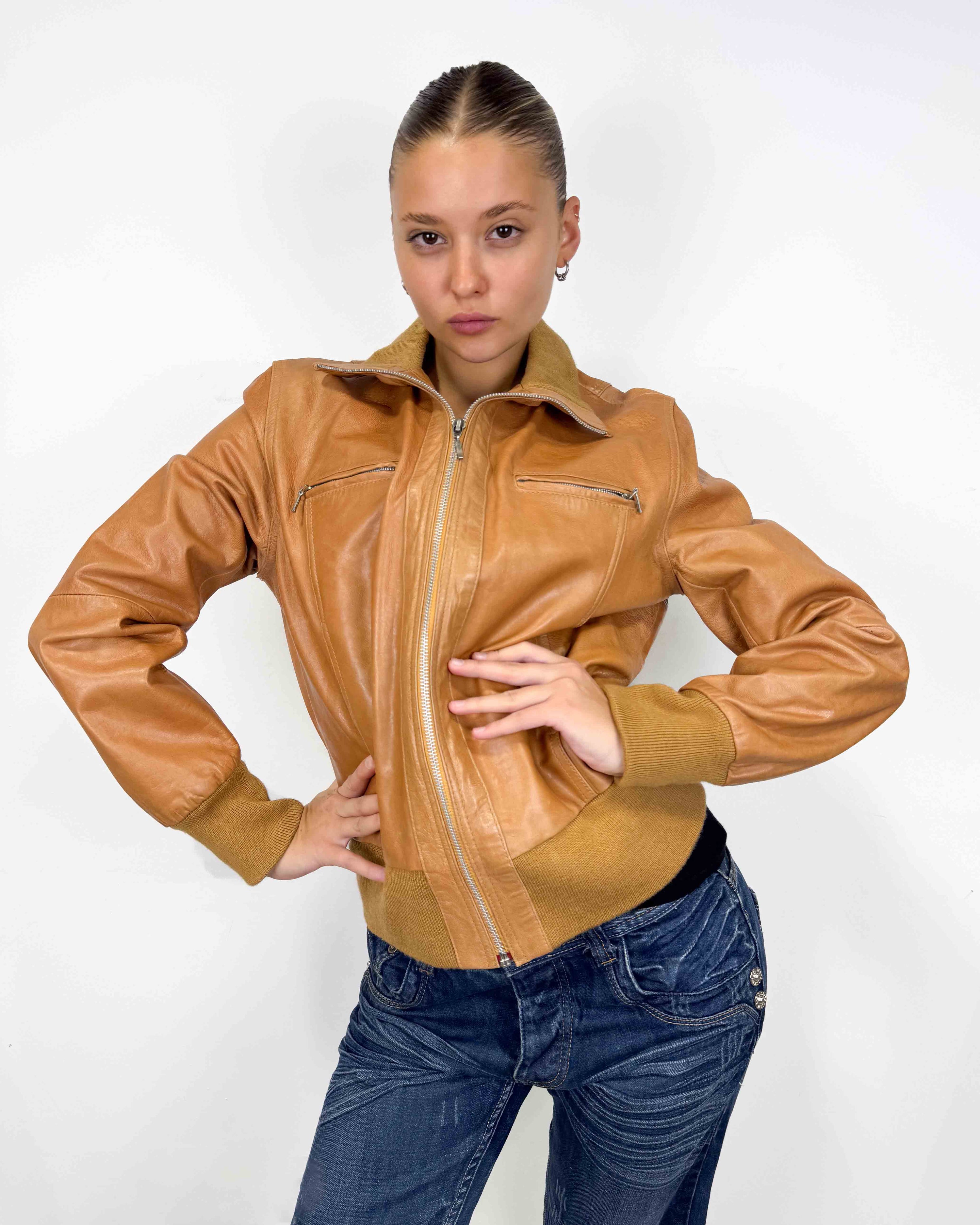 The faria leather jacket