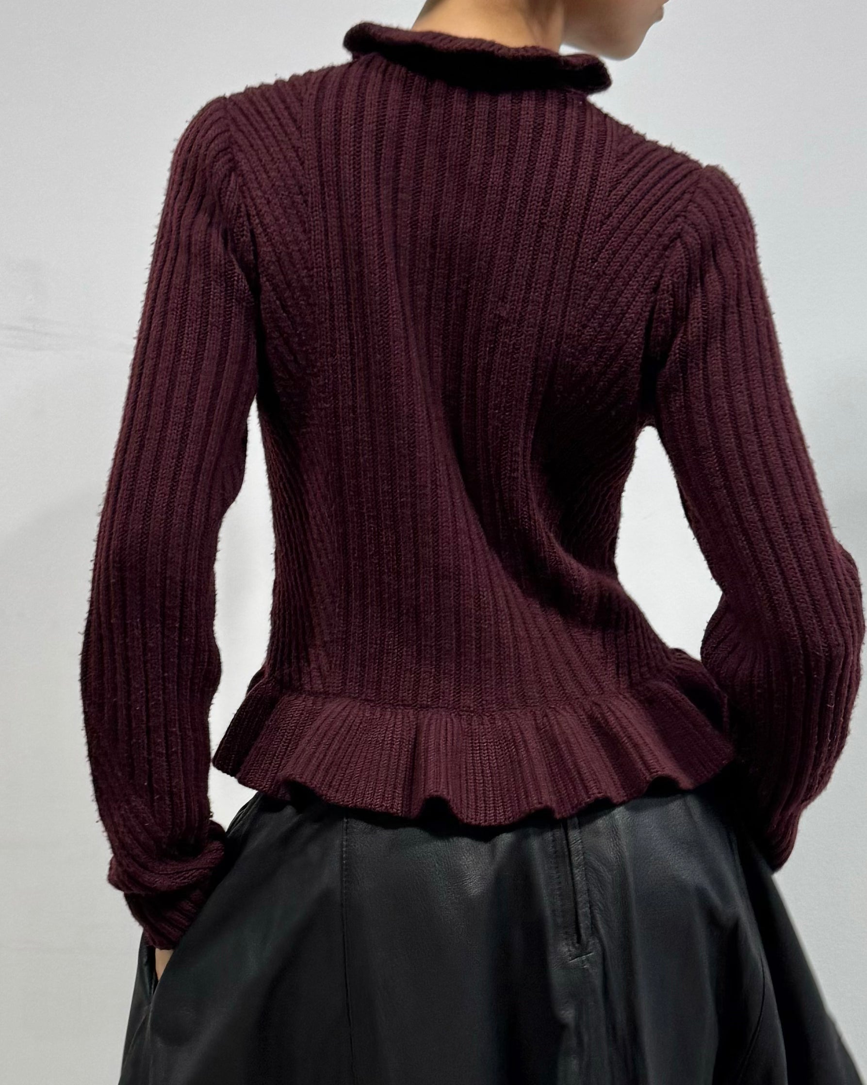 The violet knit