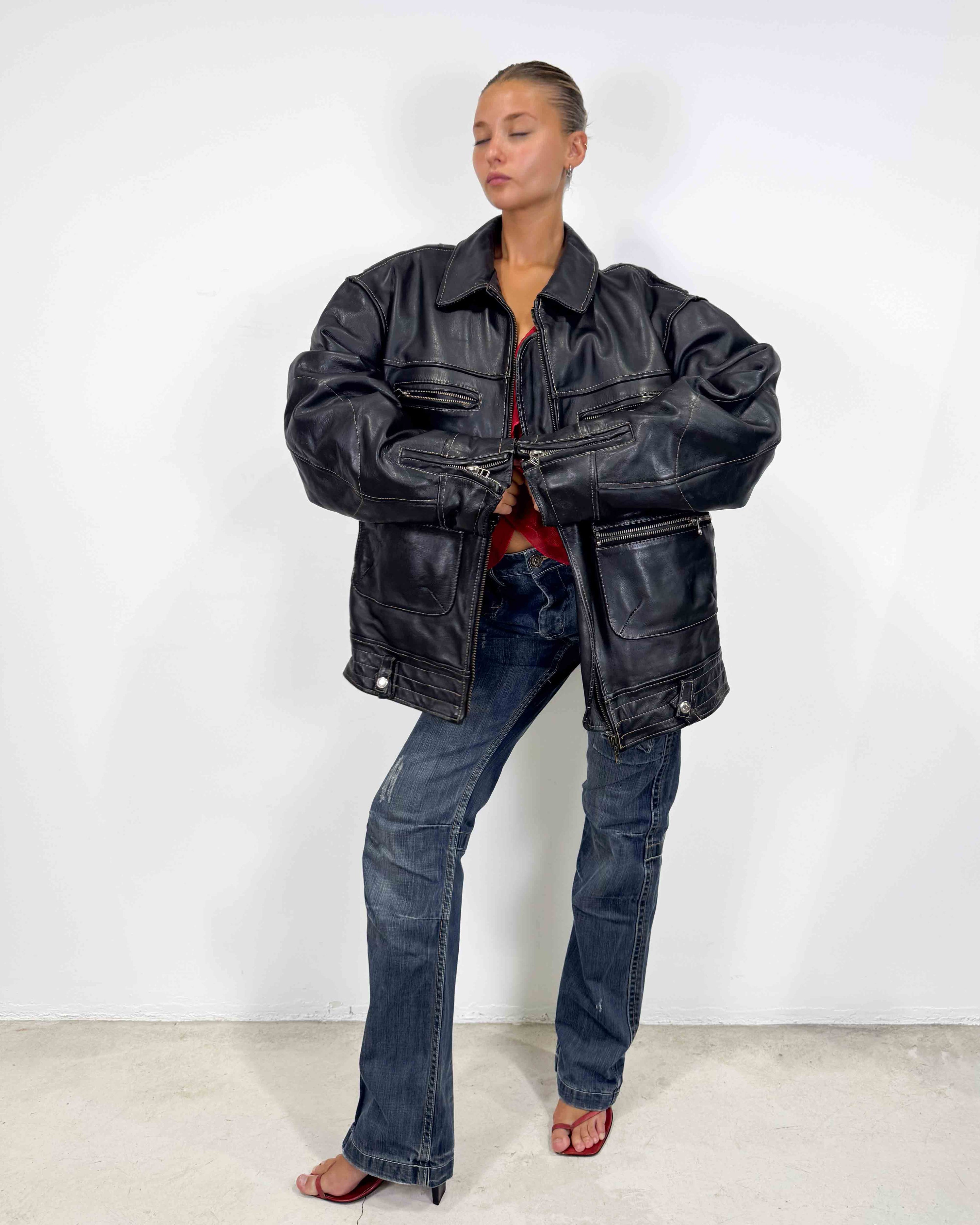 The nina leather jacket