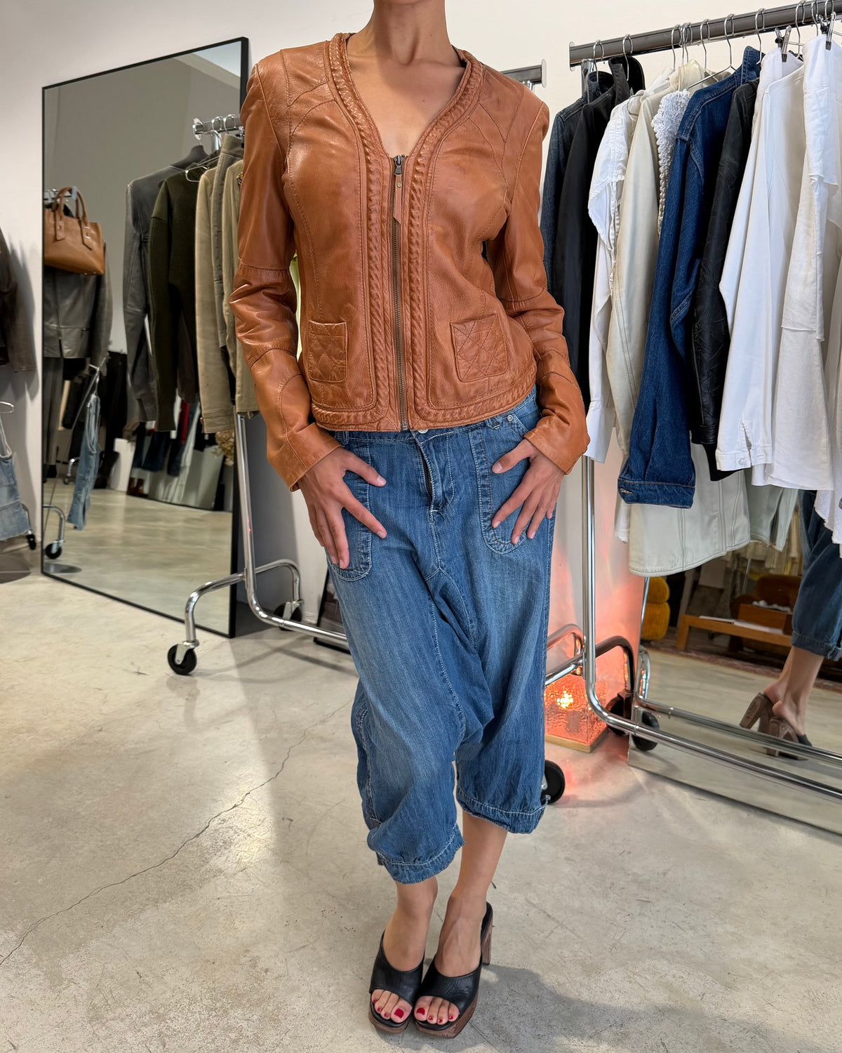The katie leather jacket