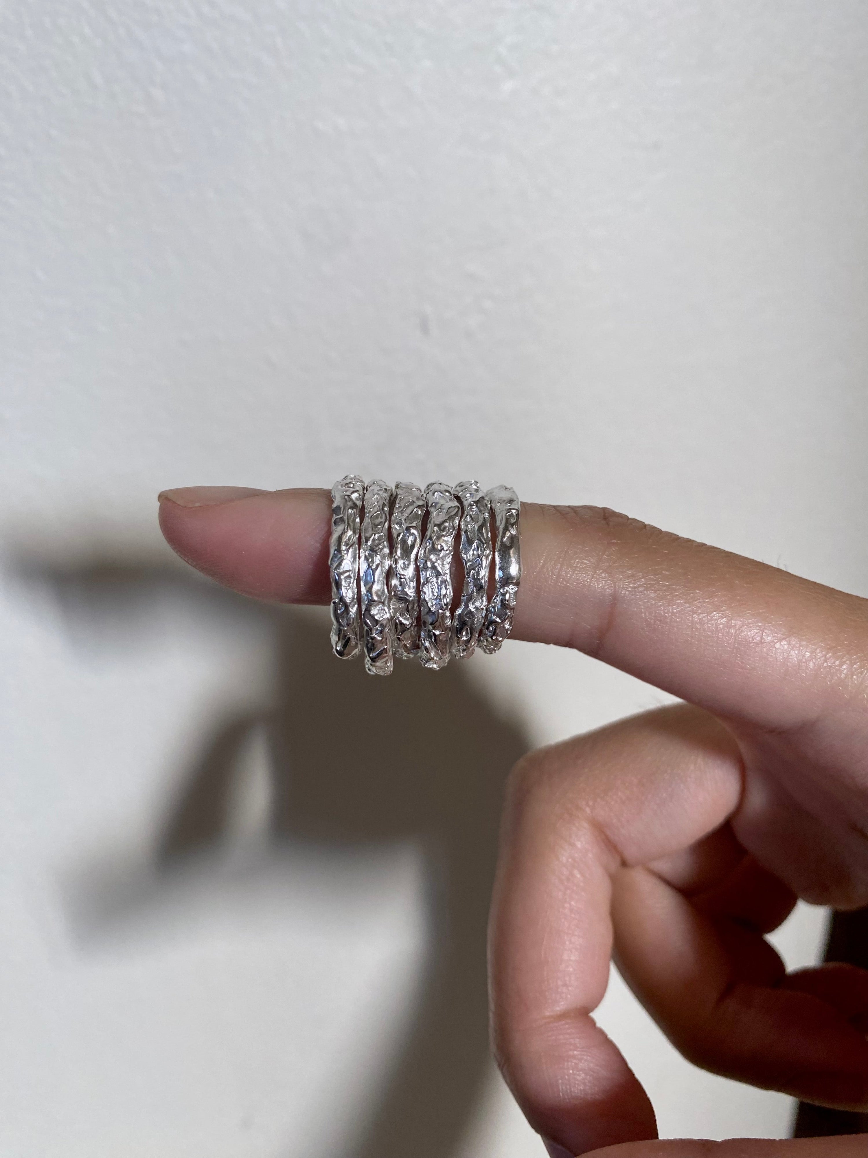 Pinkie's up! ring - silver