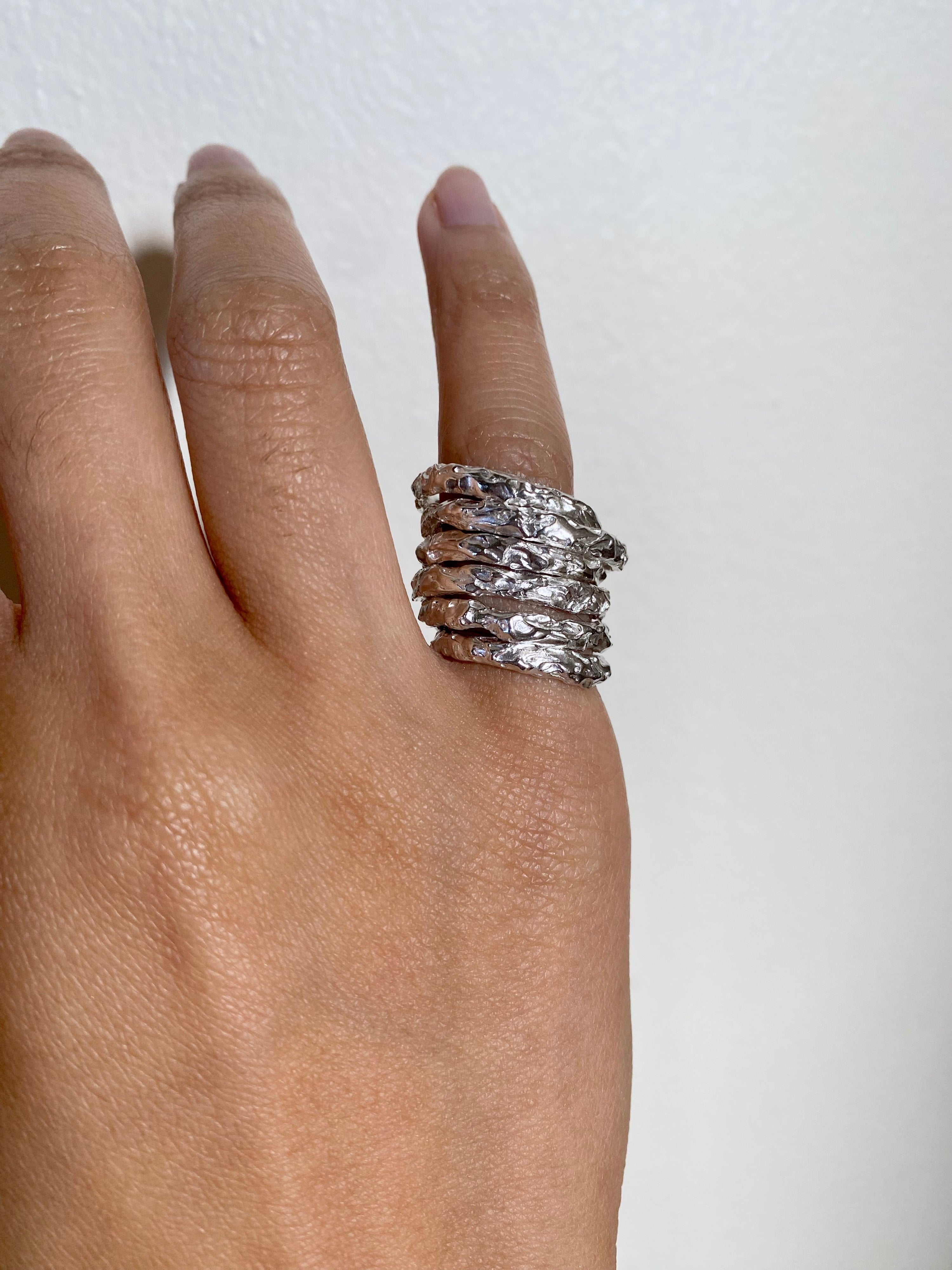 Pinkie's up! ring - silver