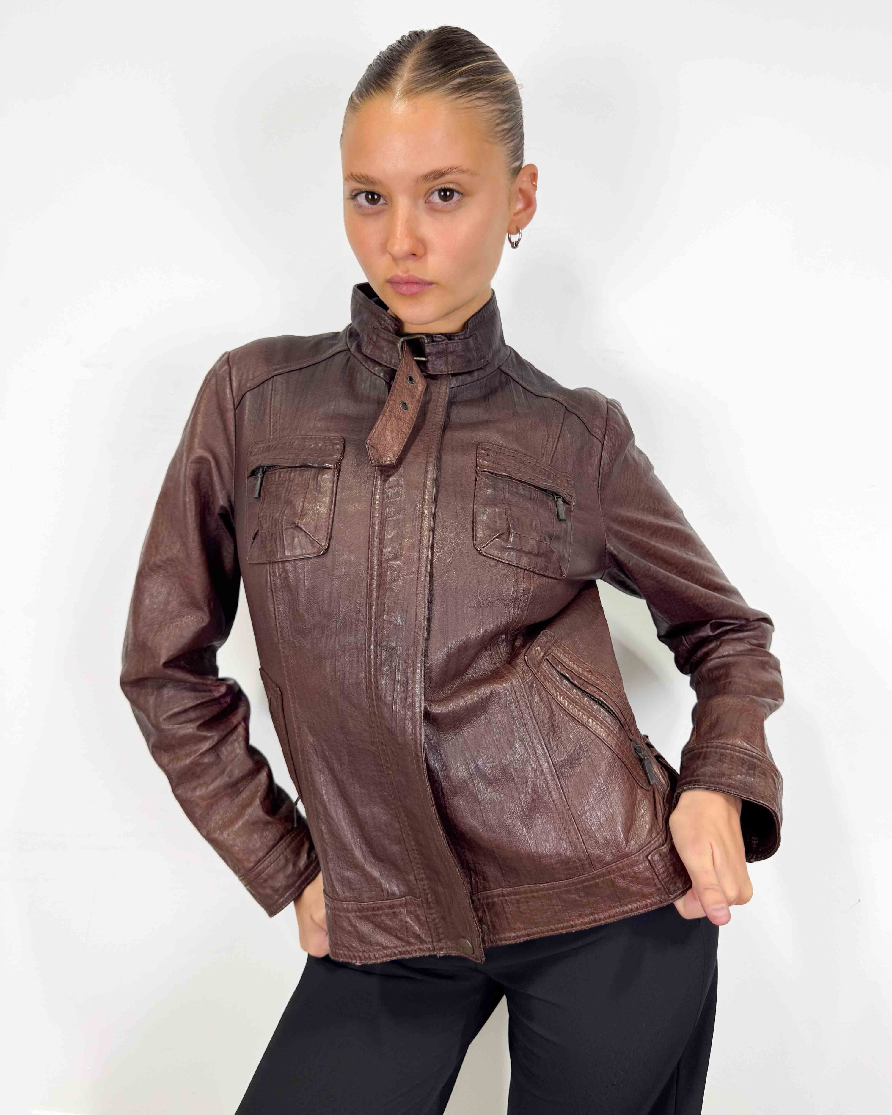 The coraline leather jacket