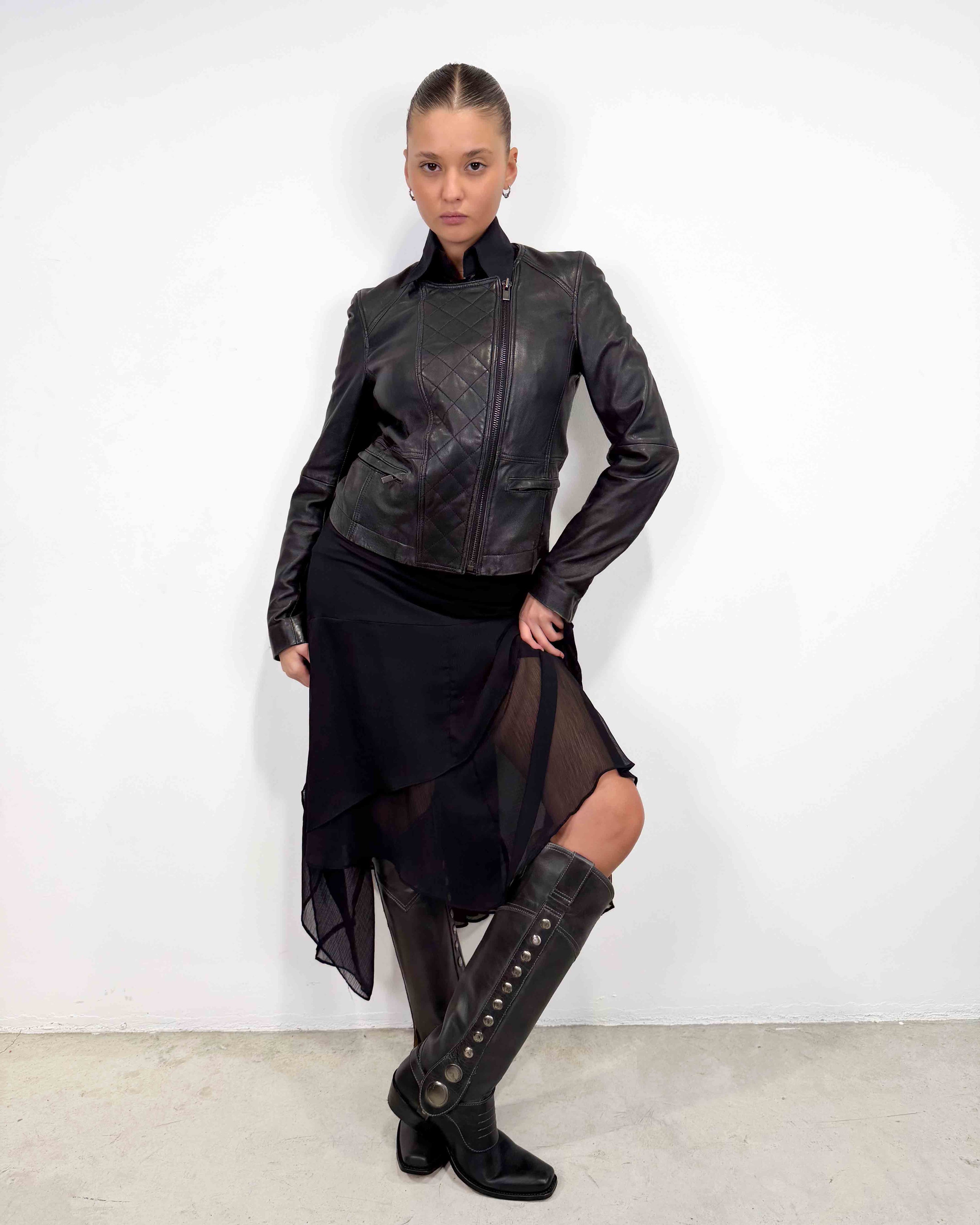 The tamara leather jacket