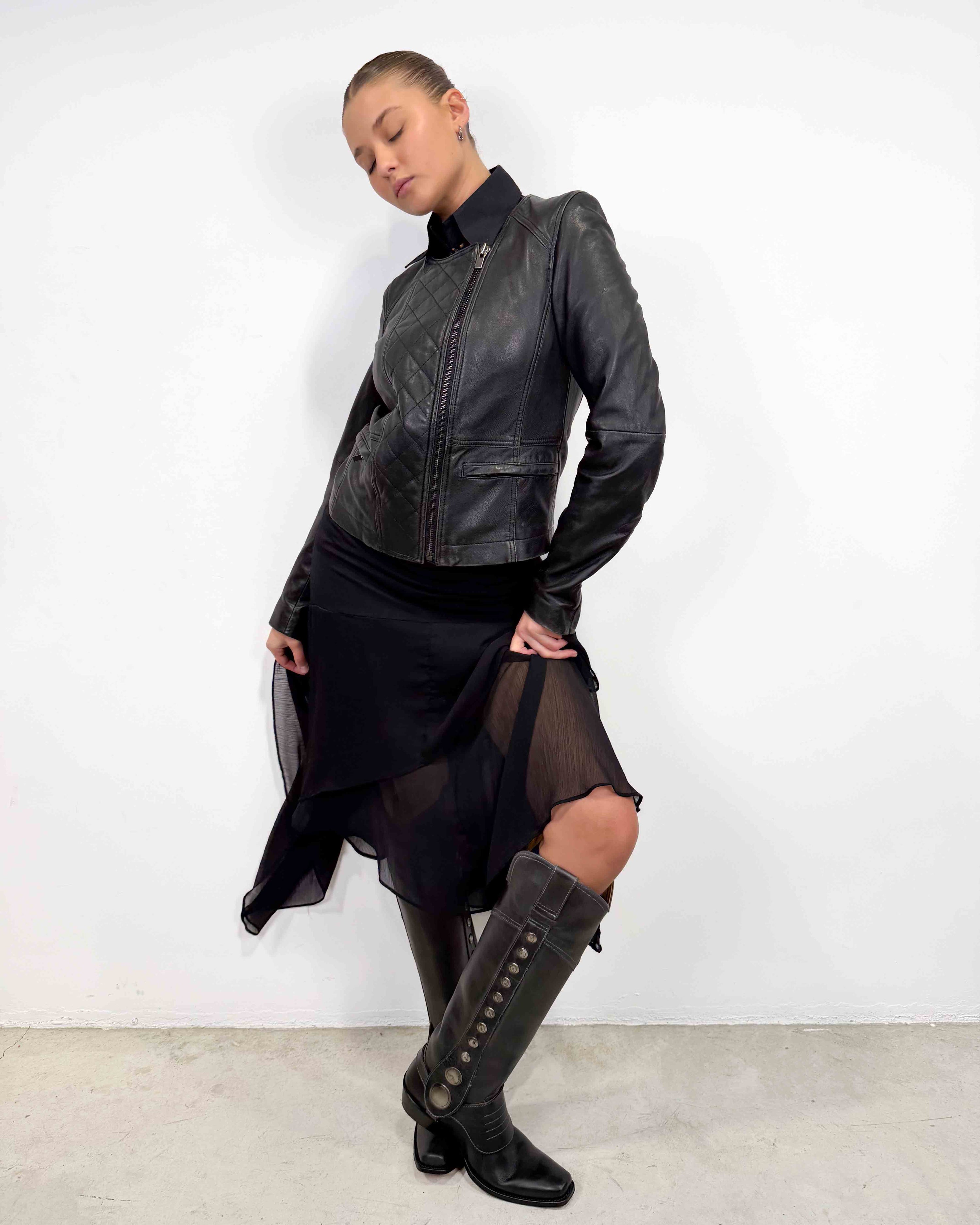 The tamara leather jacket