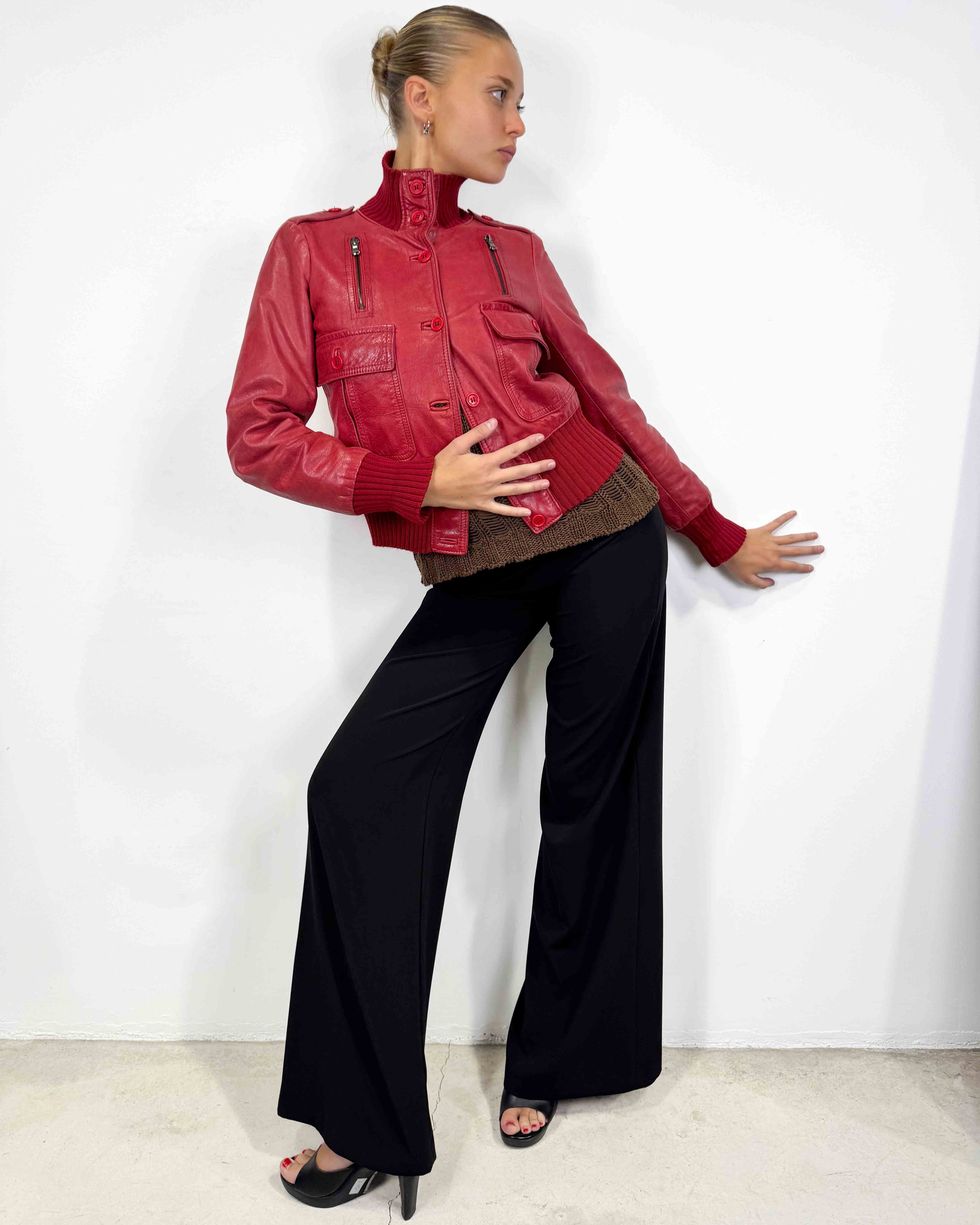 The yasi leather jacket