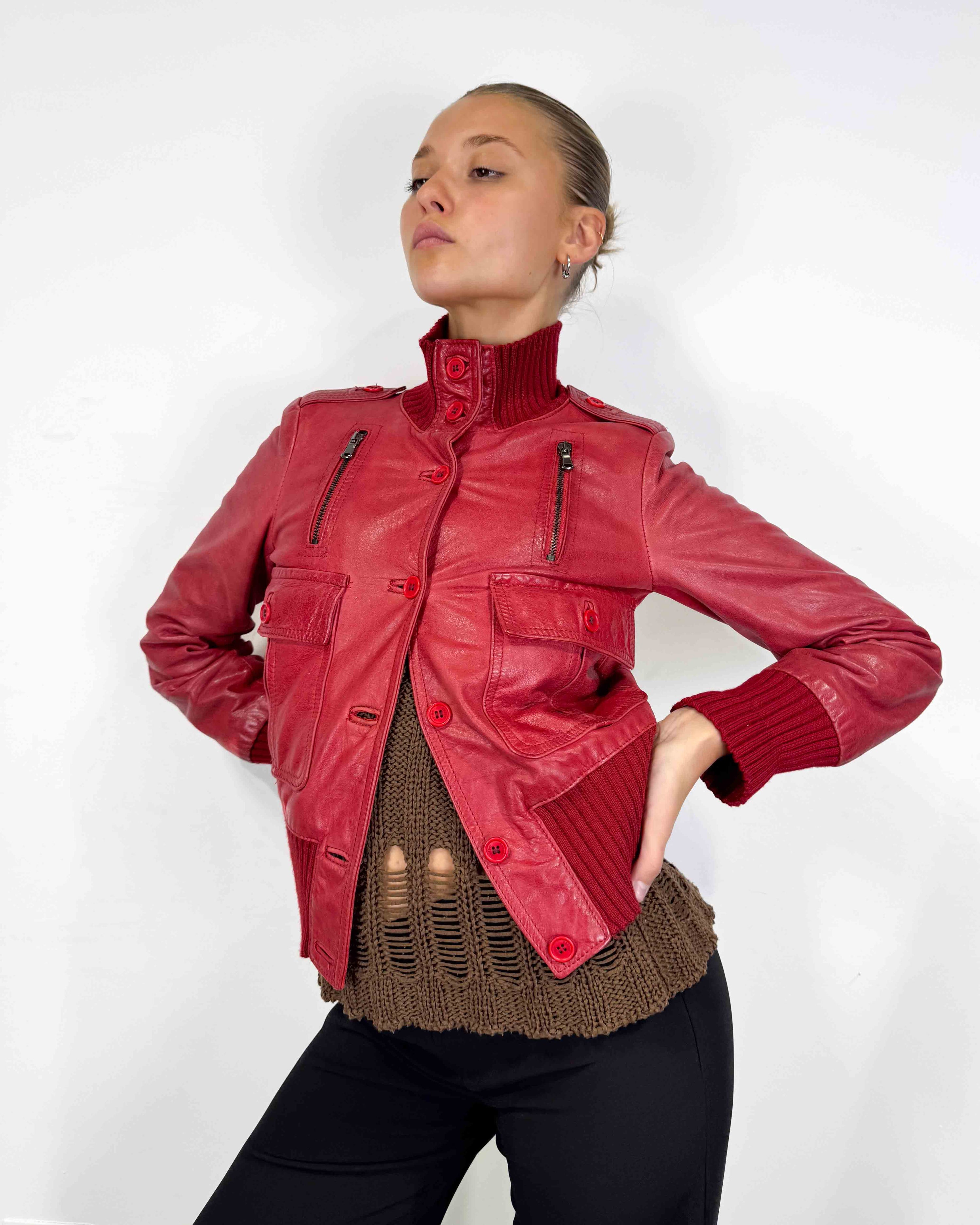 The yasi leather jacket