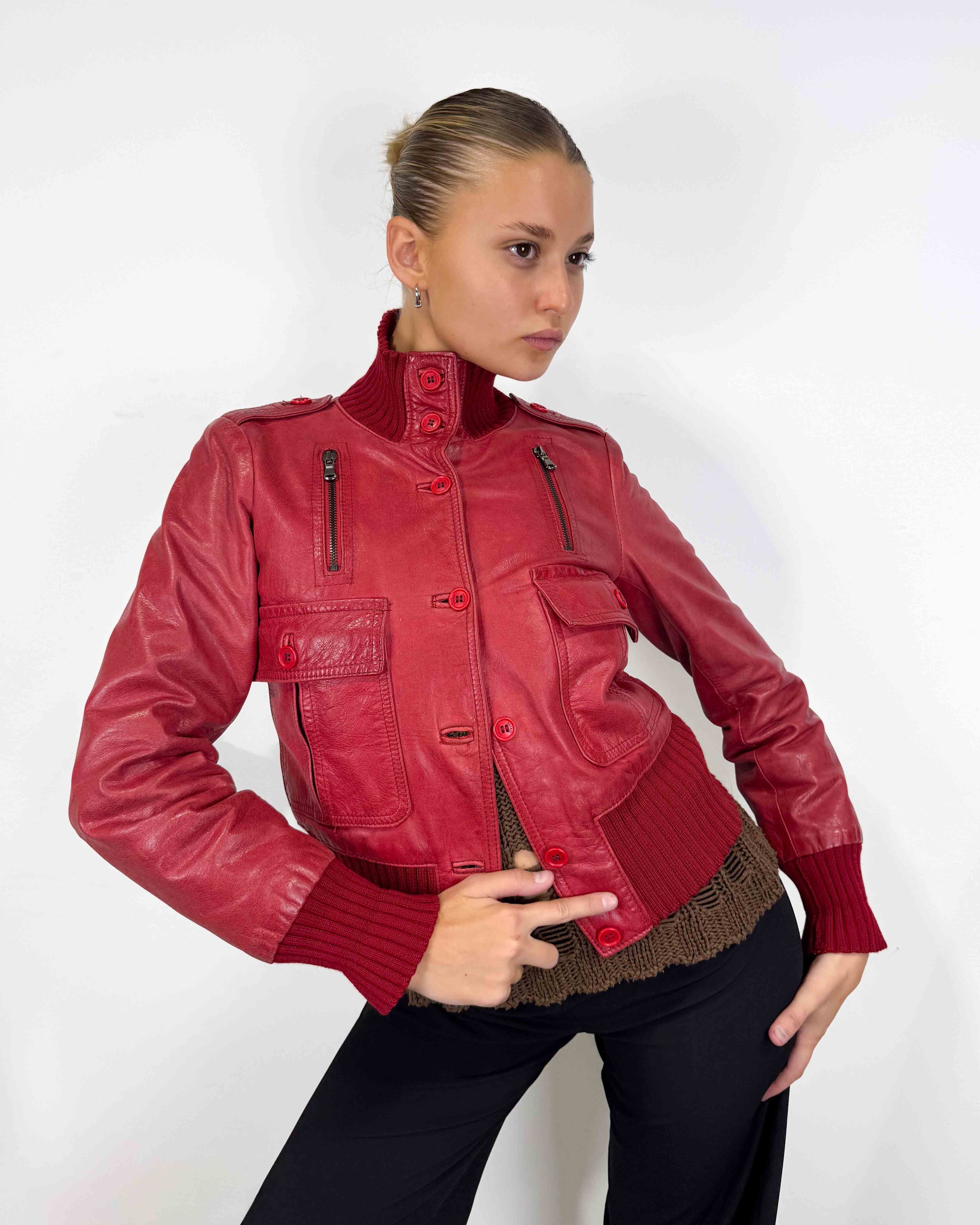 The yasi leather jacket