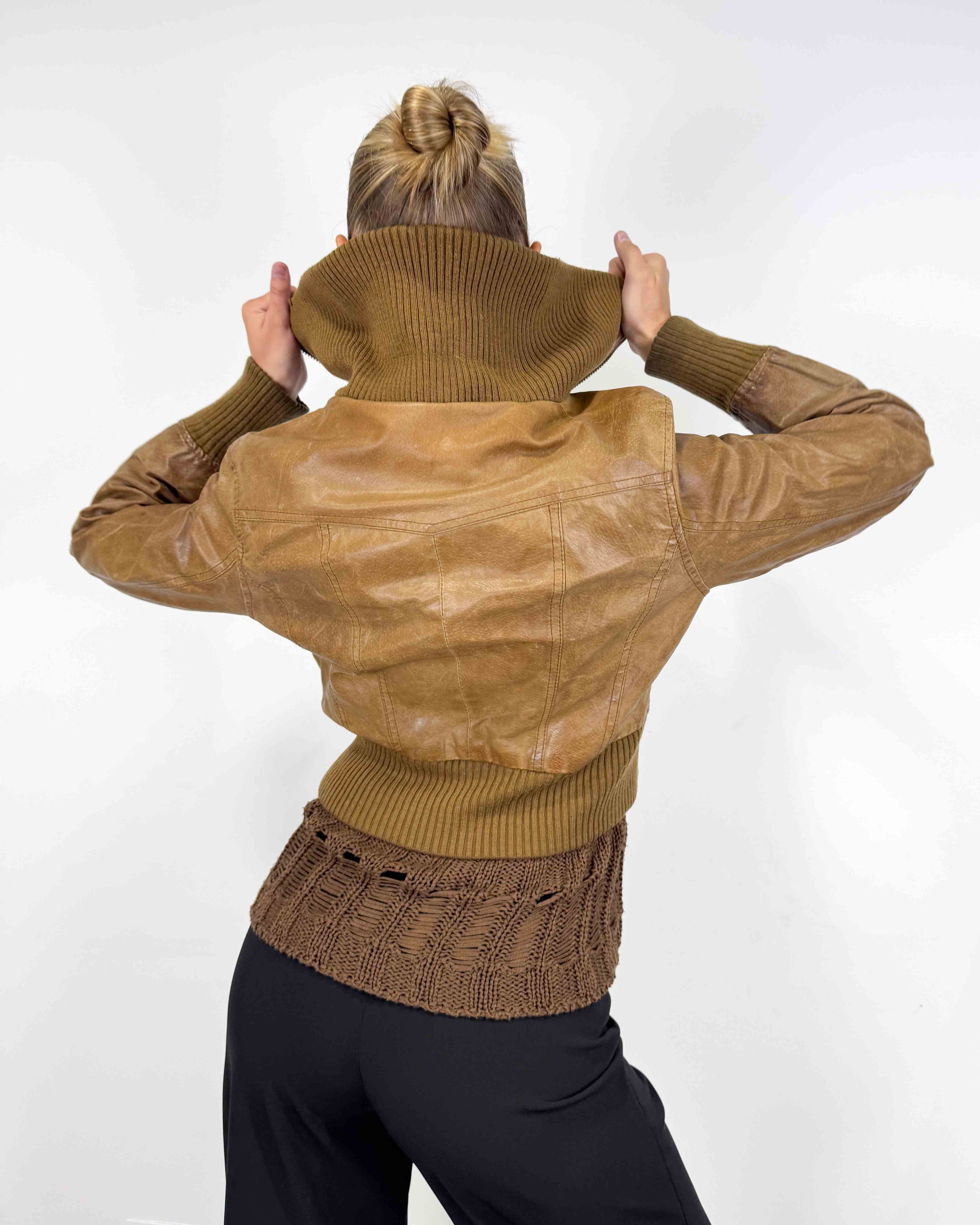 The agatha leather jacket