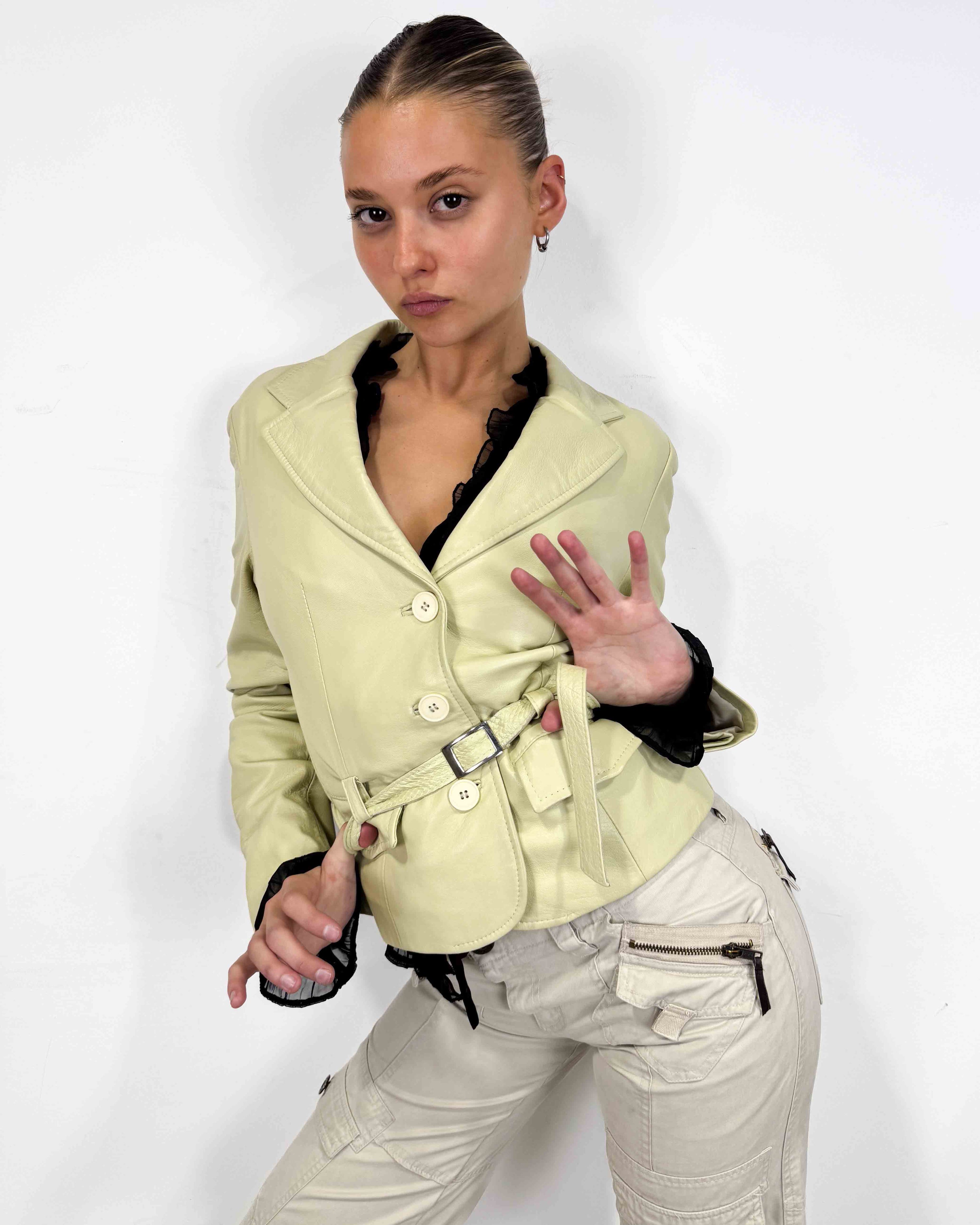 The gabriella leather jacket