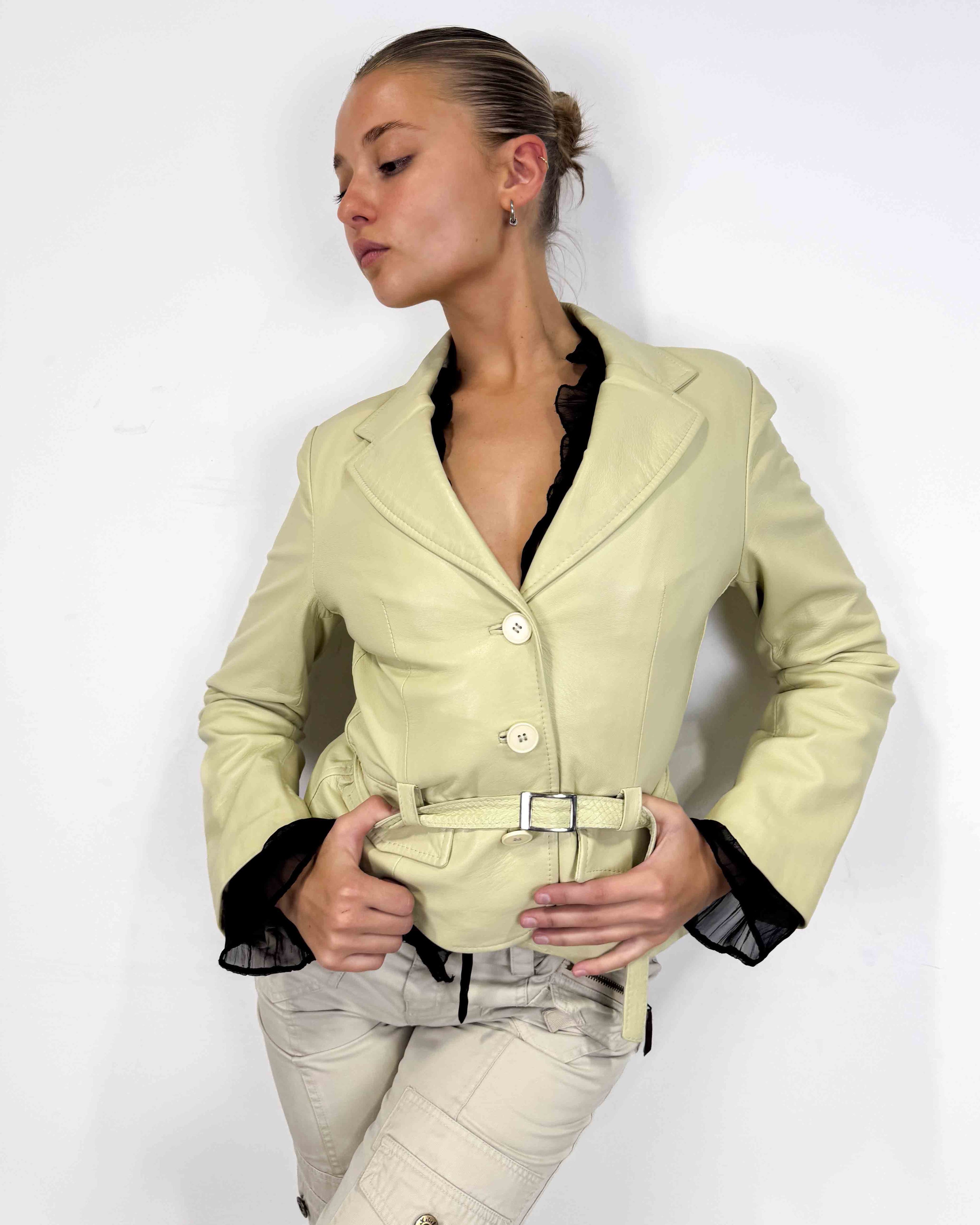 The gabriella leather jacket