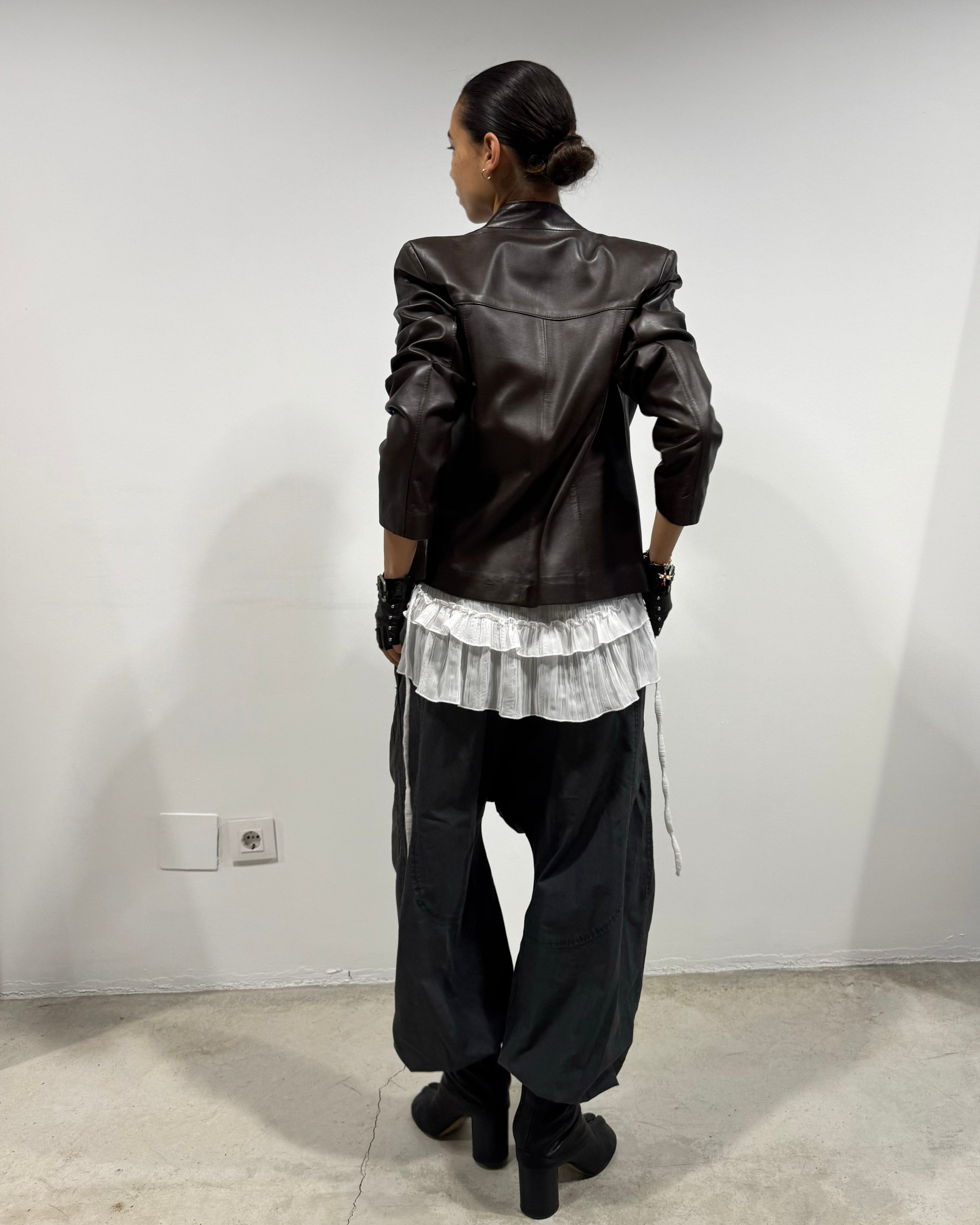 The nicolle leather jacket