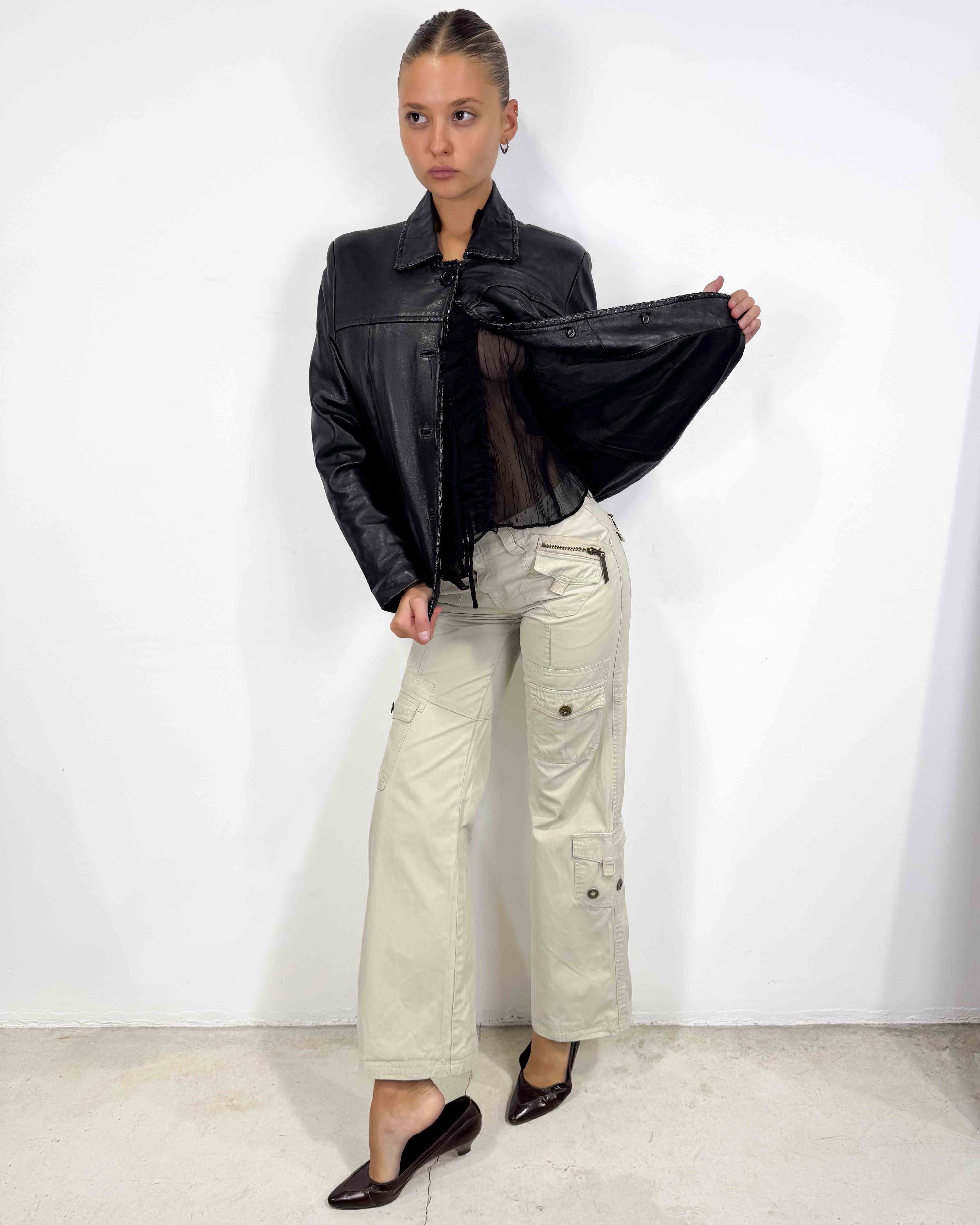 The sidney leather jacket