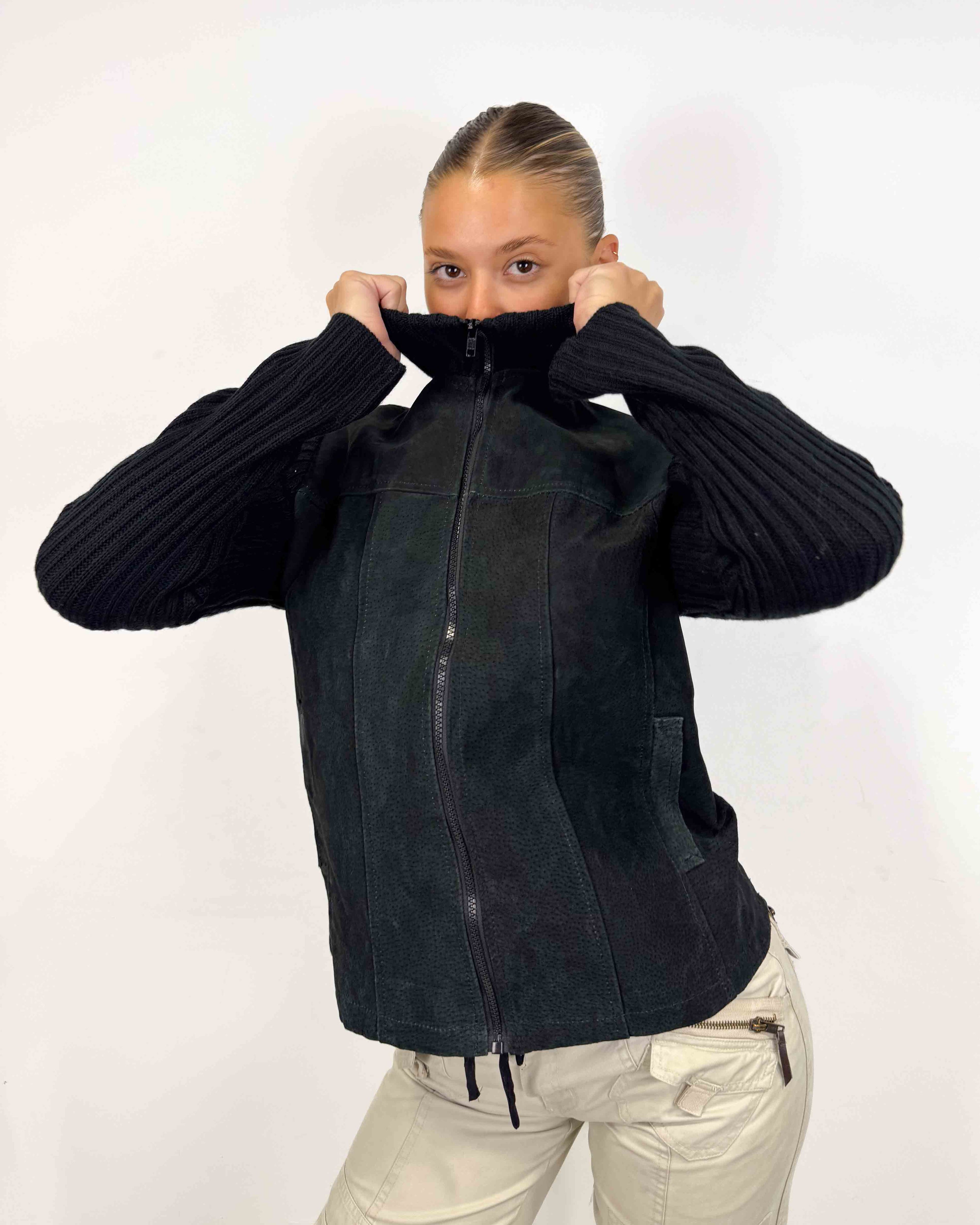 The enya leather jacket