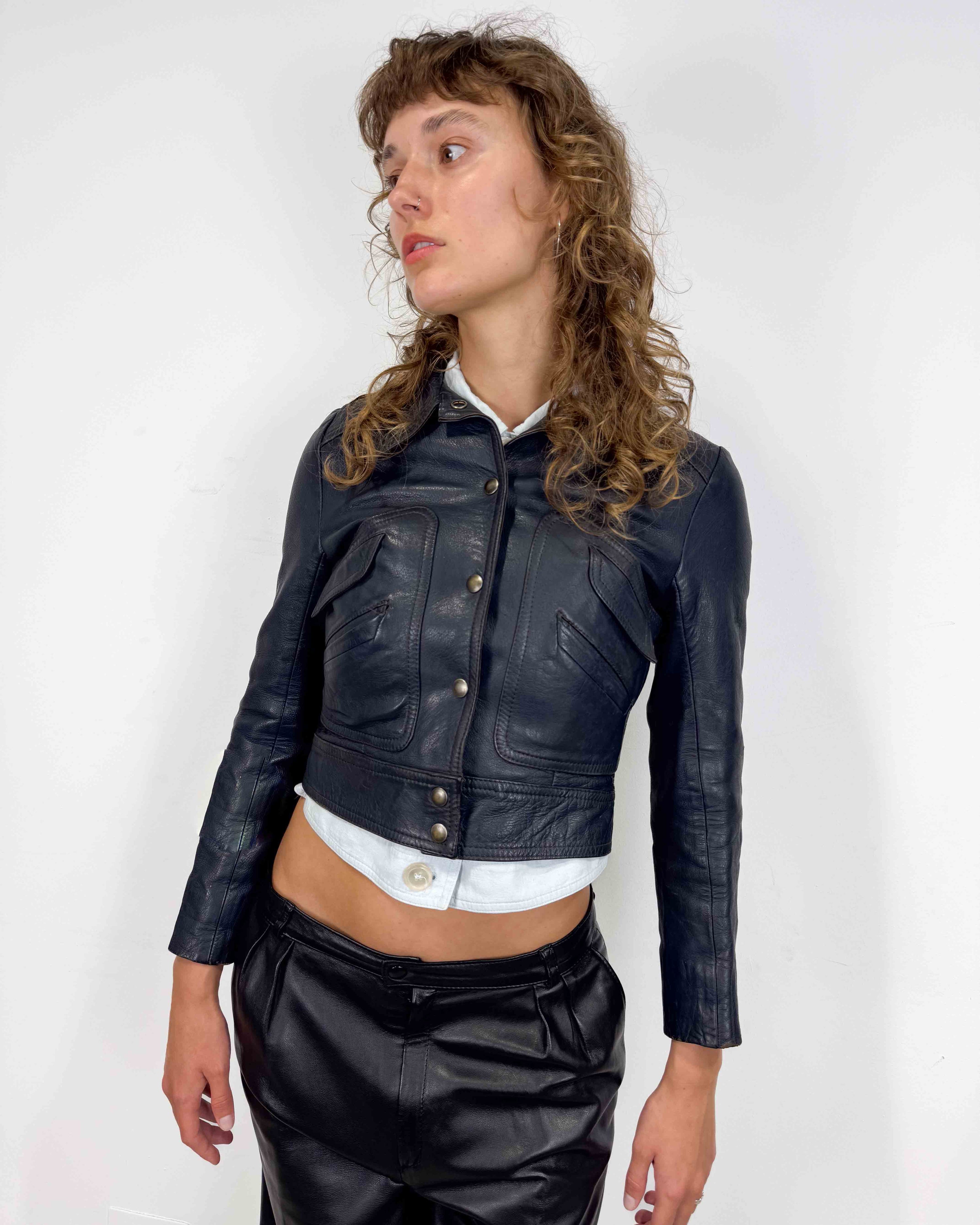 The iman leather jacket