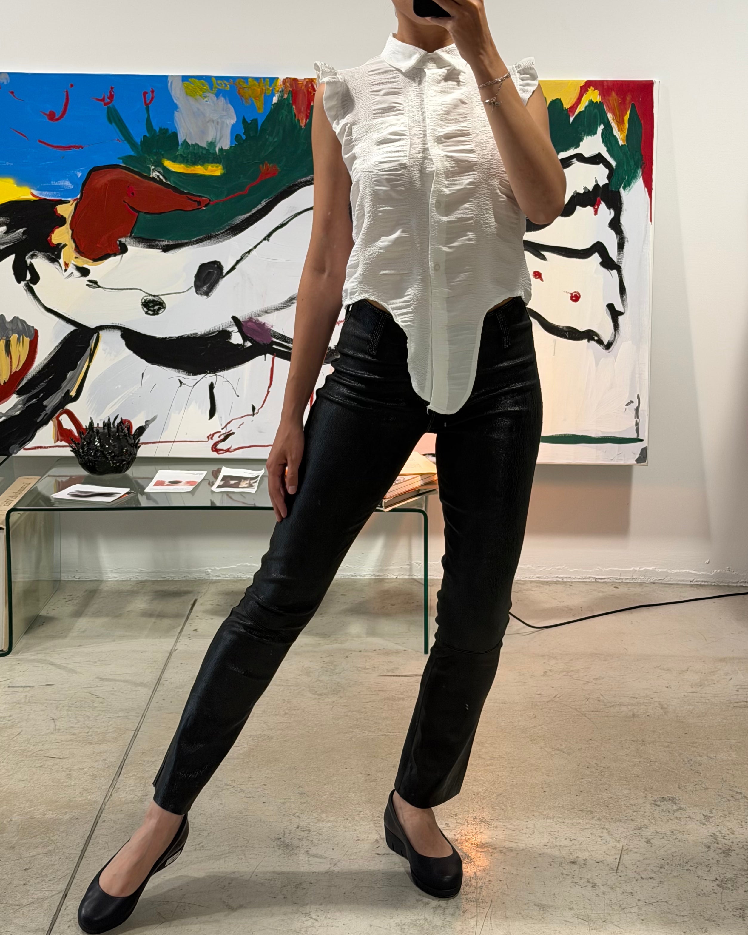 The eliza leather pants