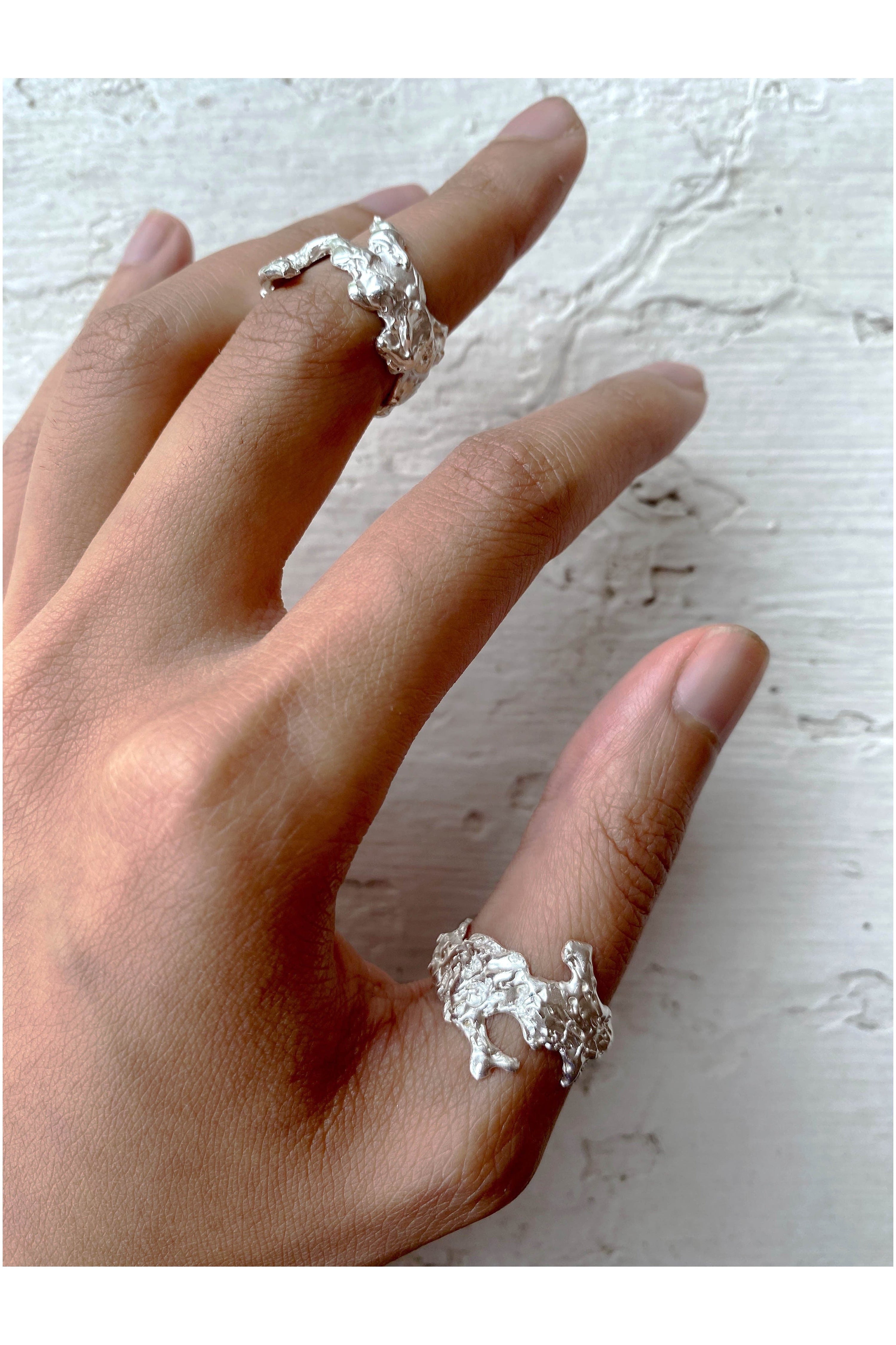 Visceral ring - silver