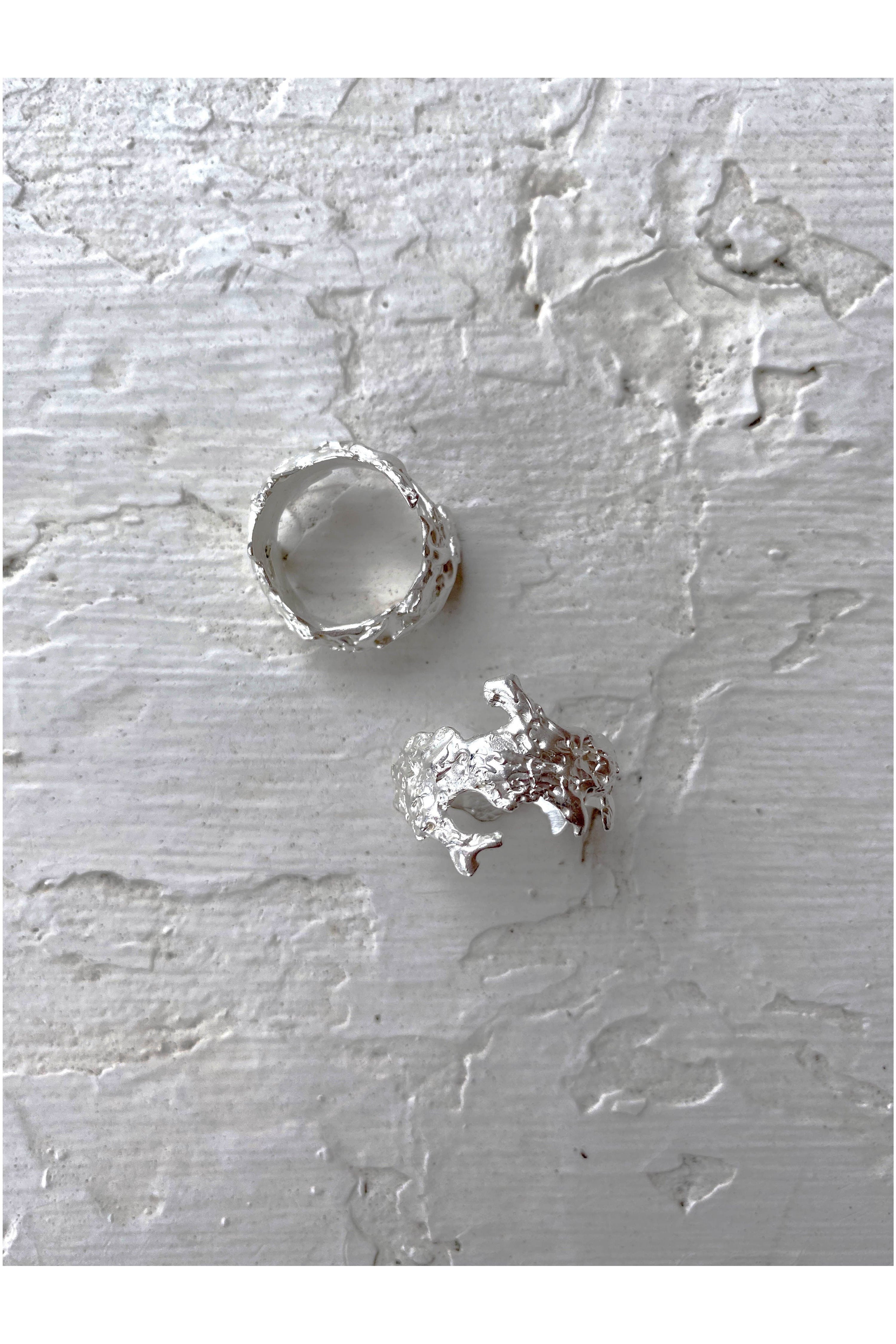 Visceral ring - silver