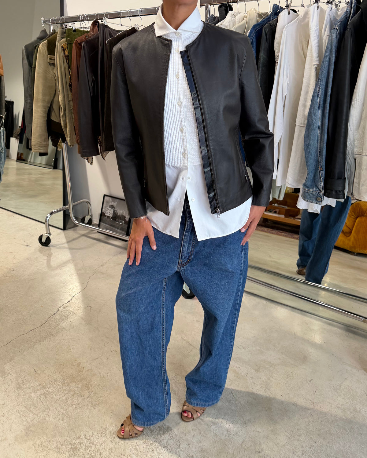 The jaida leather jacket