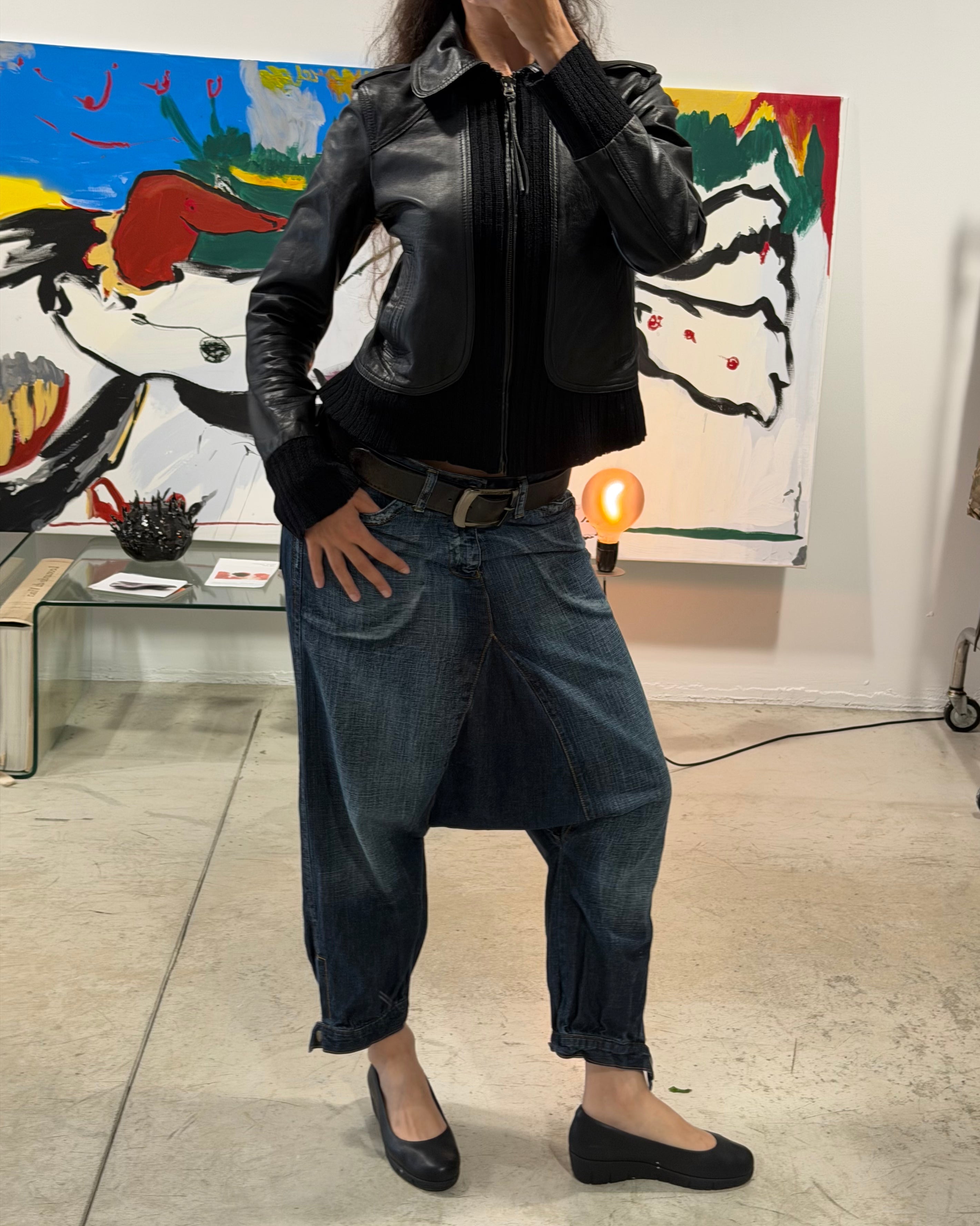 The corine leather jacket